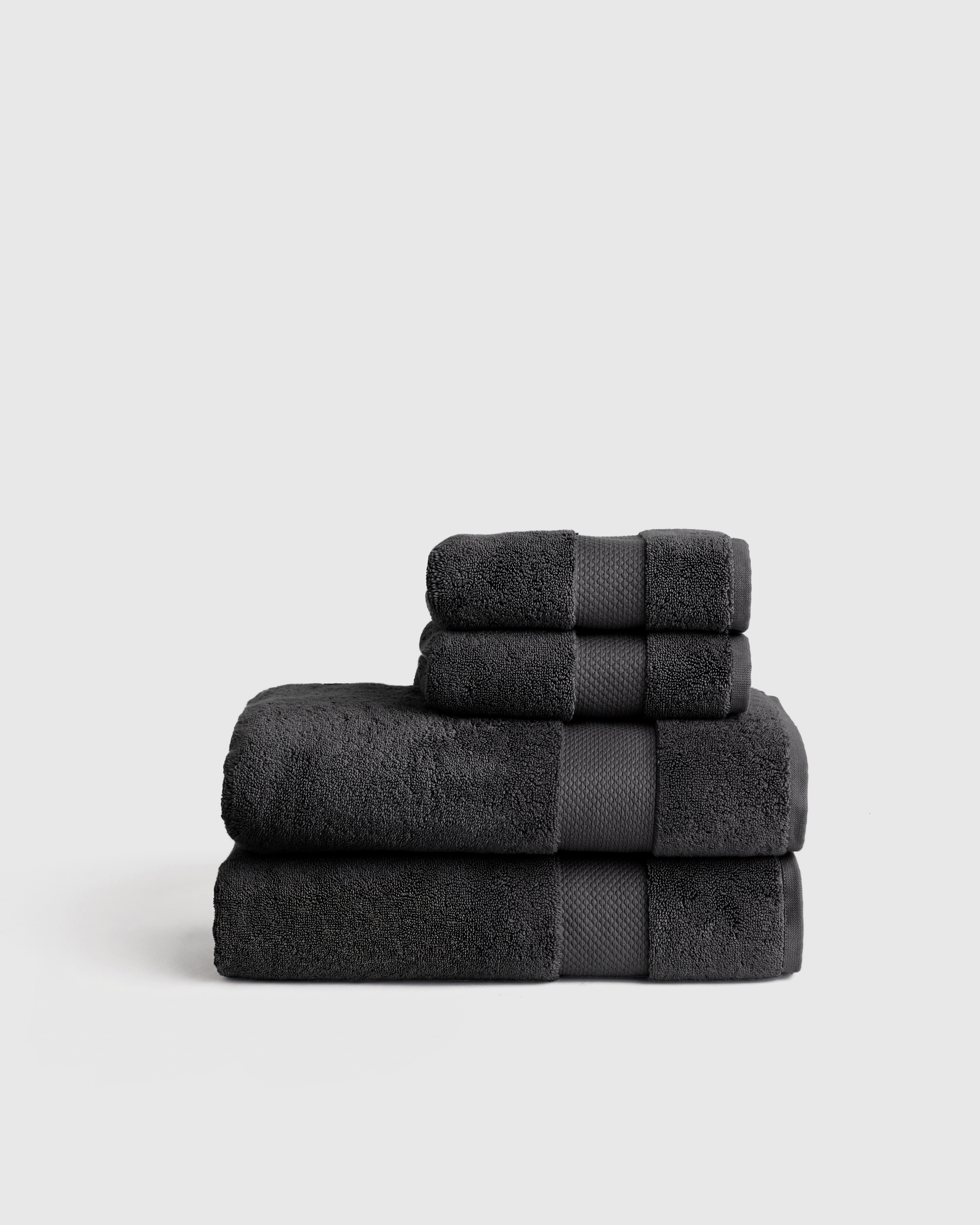 Charcoal Turkish Ultra Plush Bath Towel Bundle