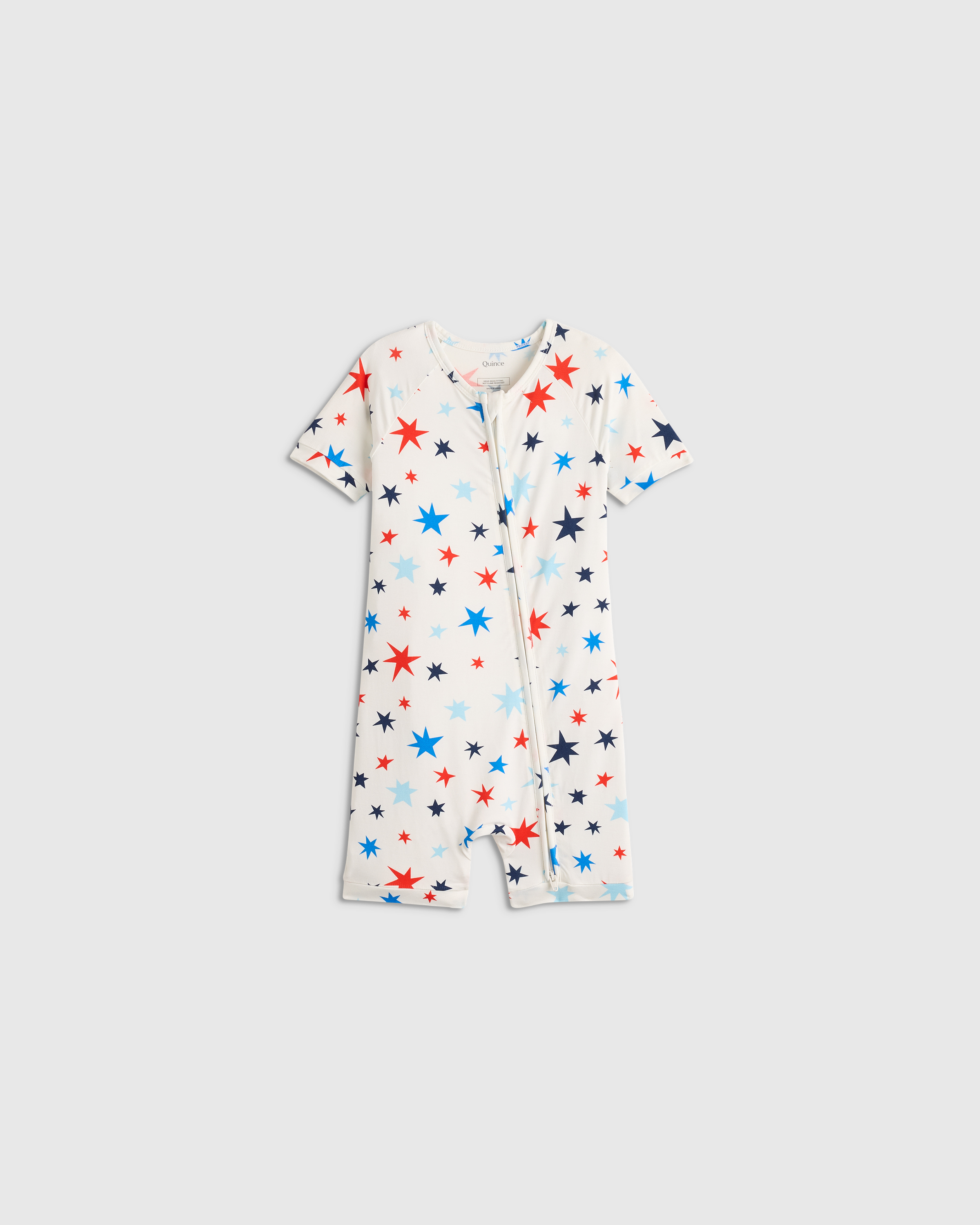Star Burst Bamboo Shortie Onesie Pajama