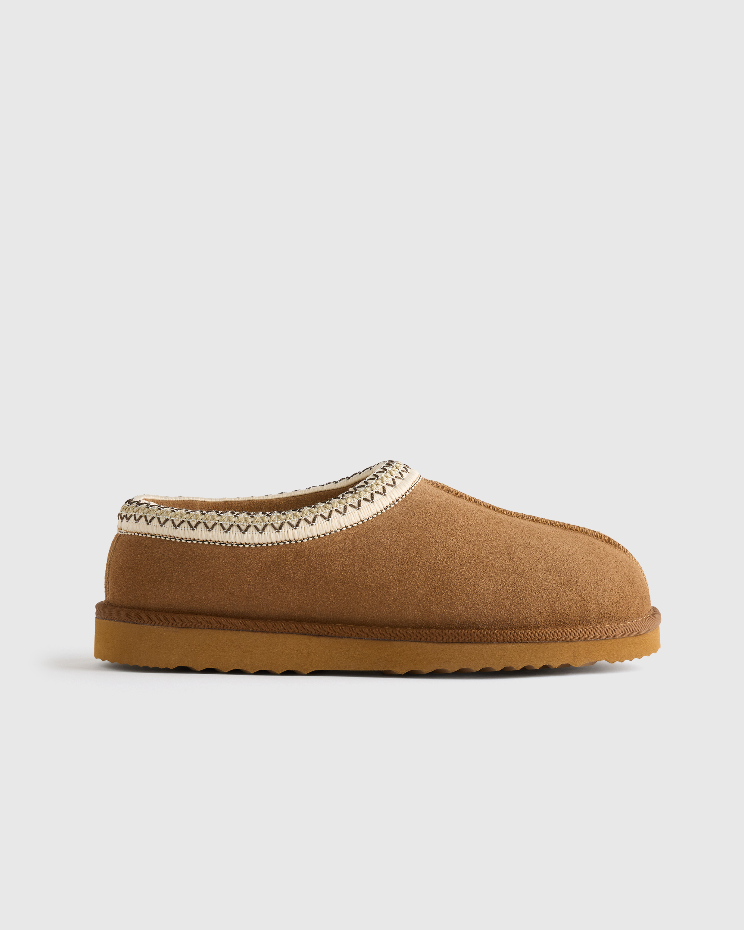 Pecan Men's Australian Shearling Clog Slipper