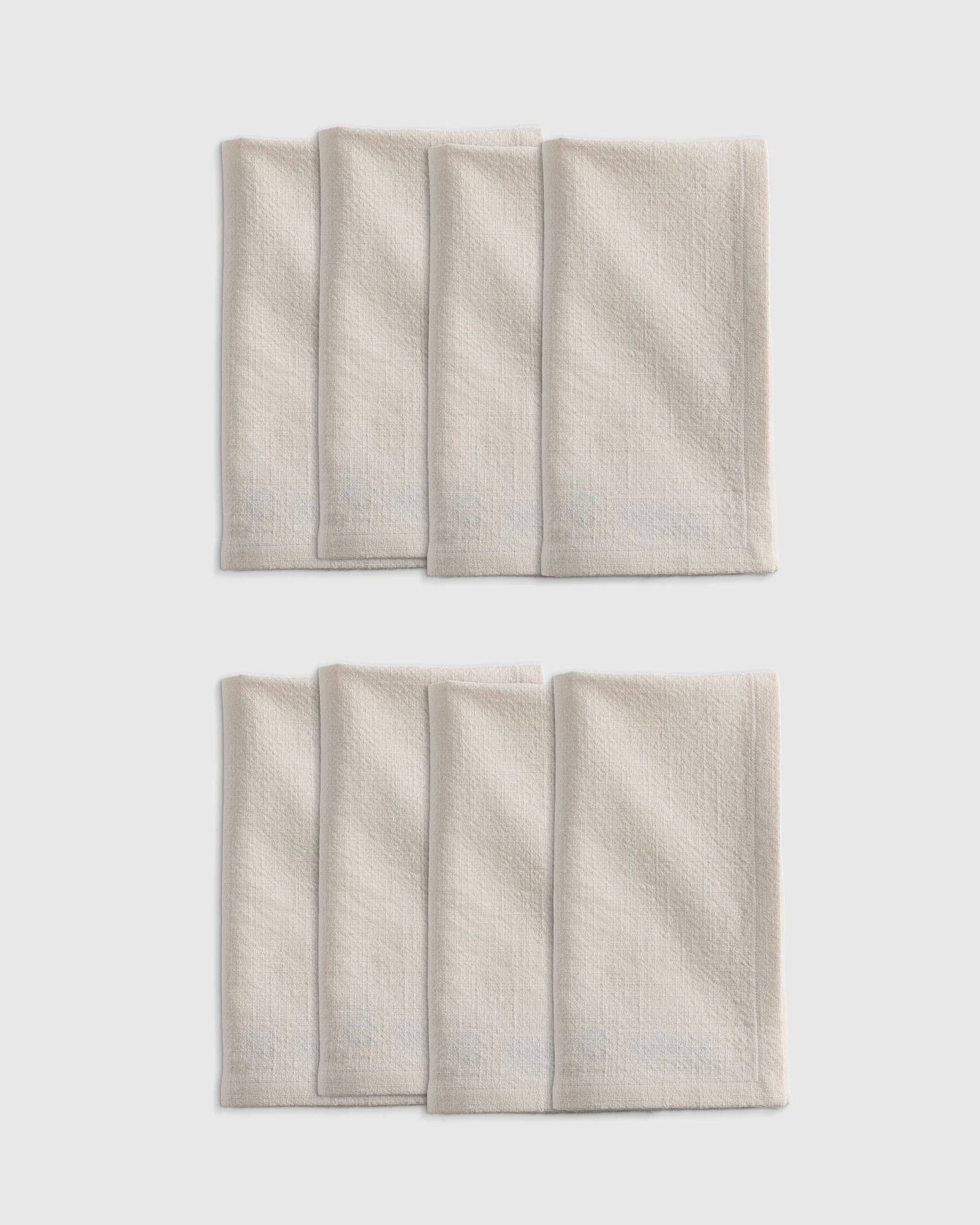 Organic Cotton Napkins (Set of 8) - Flax