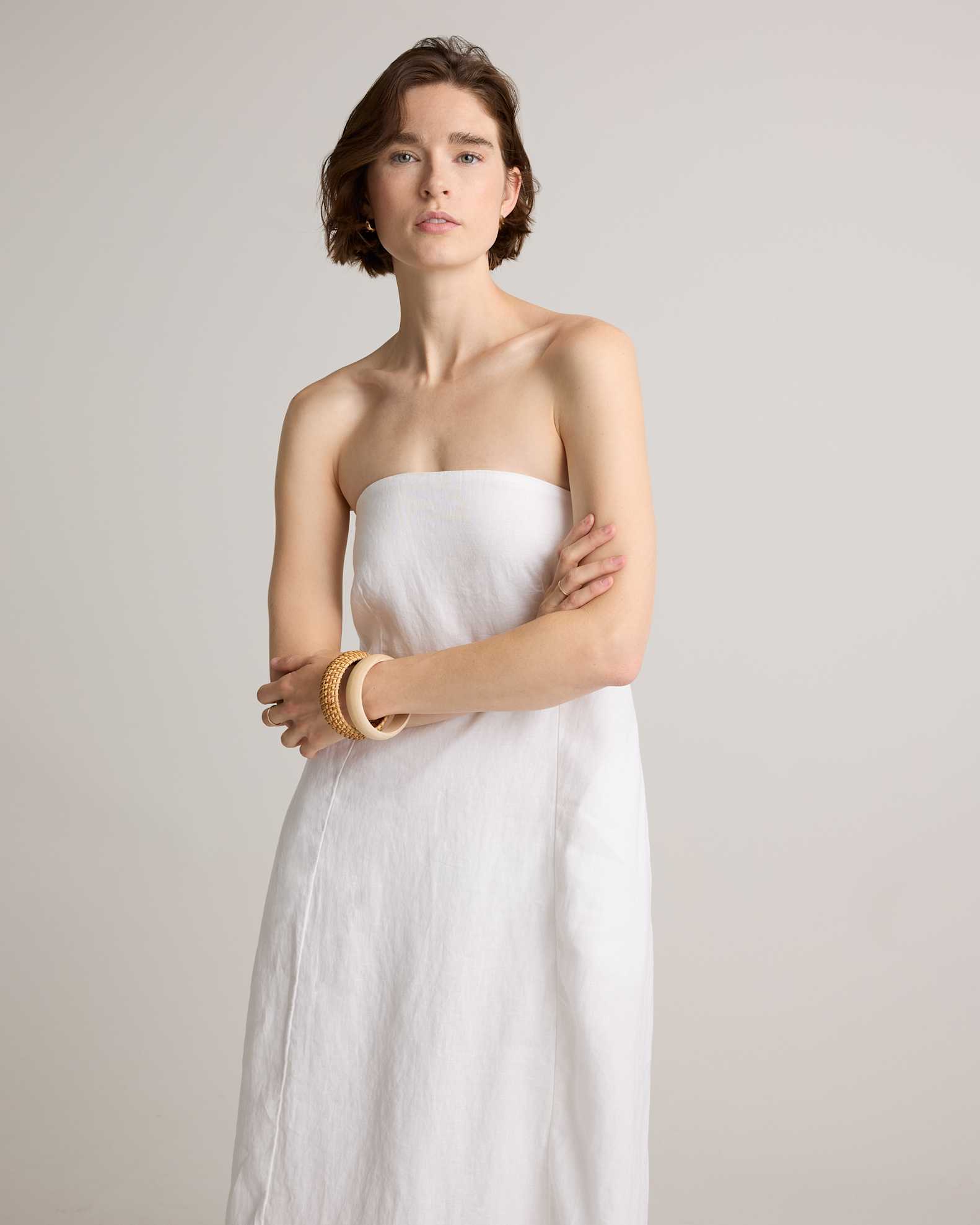 white maxi dress for women Summer Wedding Guest | Magdalena Dress - Discover the elegant Princesa White Lace Maxi Dress from 12th Tribe White Halter Maxi Dress |