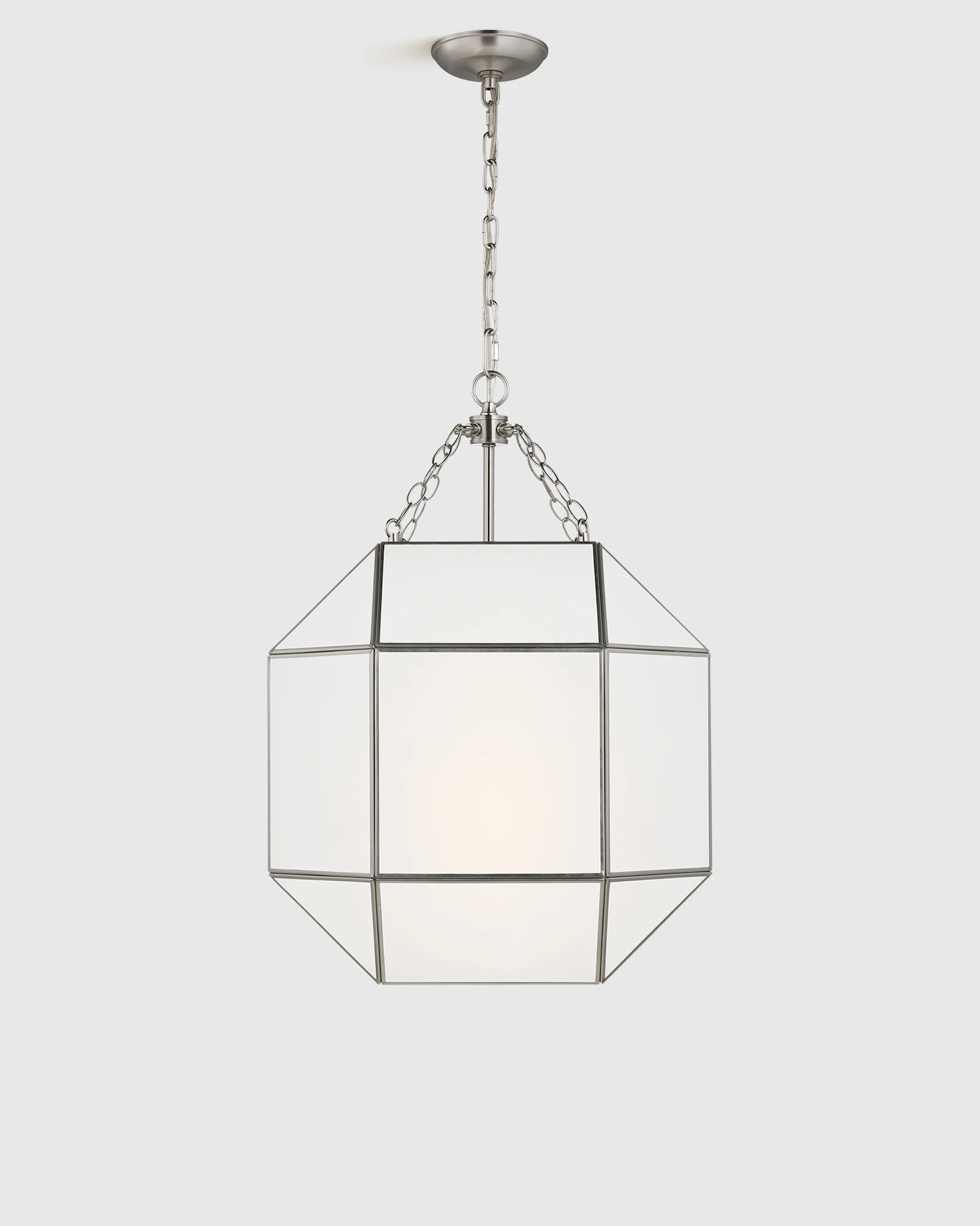 Geometric Metal Lantern Pendant Light