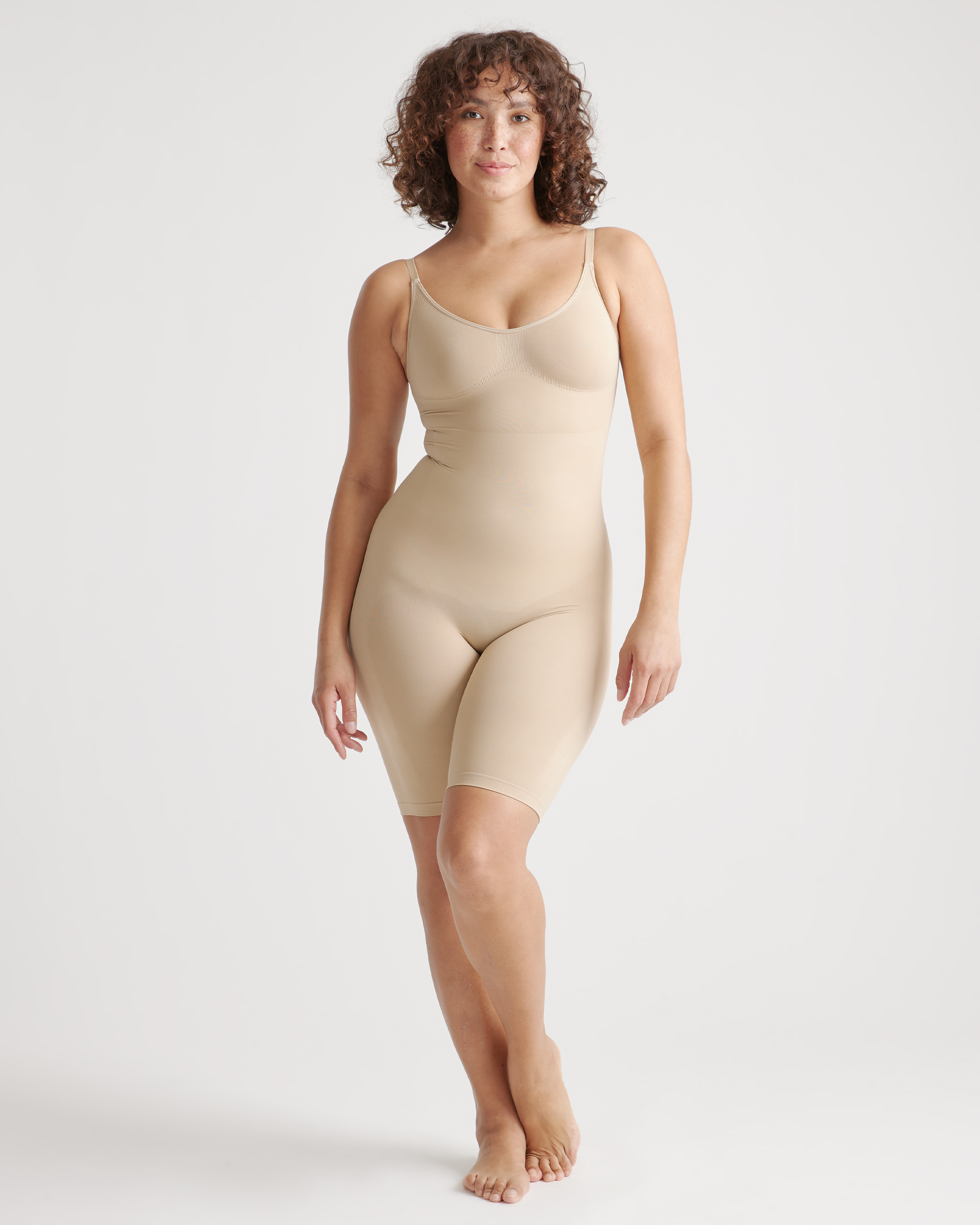Clay Sculpting Mid-Thigh Bodysuit