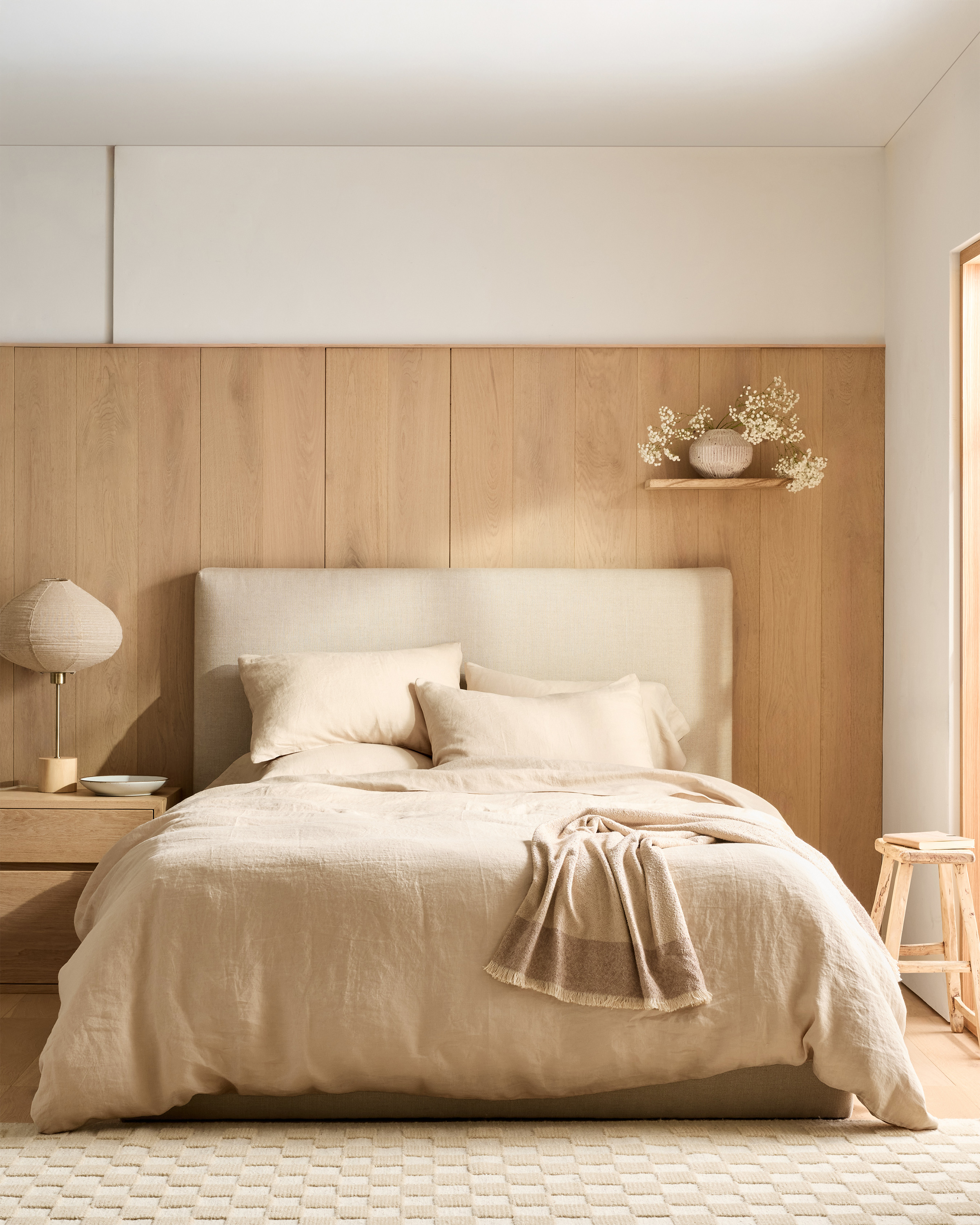 Oat European Linen Duvet Cover Set