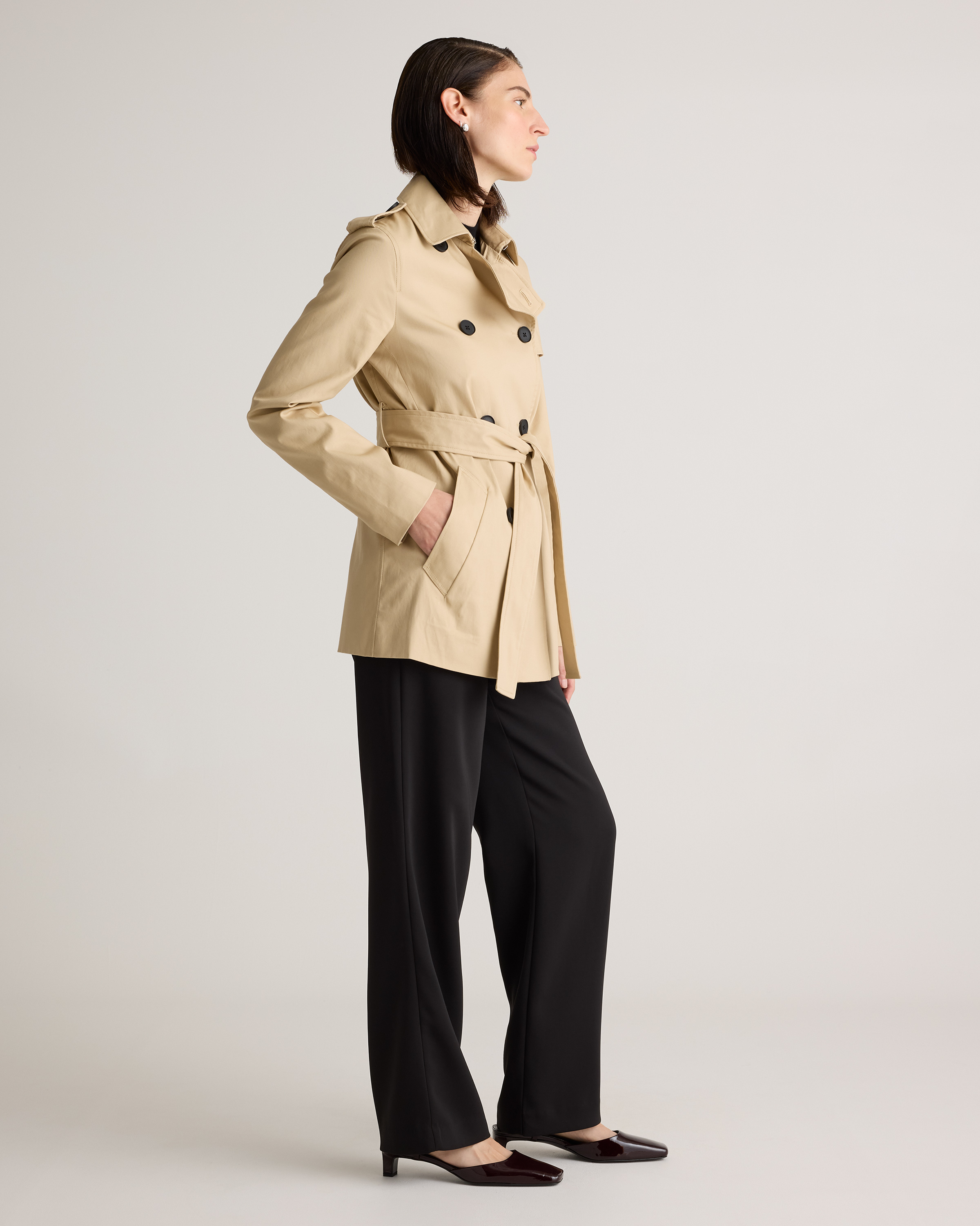 未使用品　Riu Classical short trench coat RiuClassical short trench coat