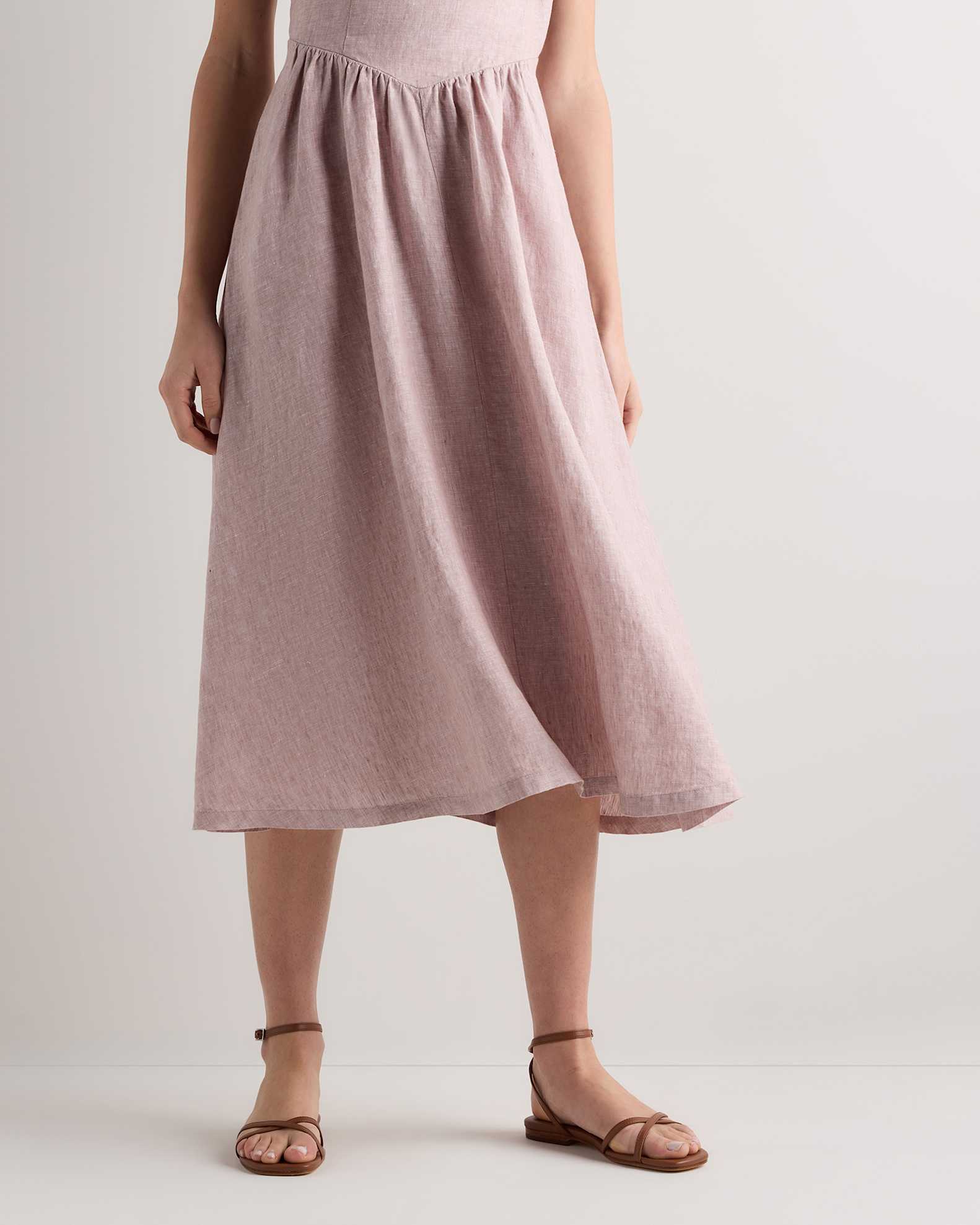 white christmas dresses Linen-Blend Tie-Back Corset Midi Dress GAP (International) white christmas dresses Linen-Blend Tie-Back Corset Midi Dress GAP (International)