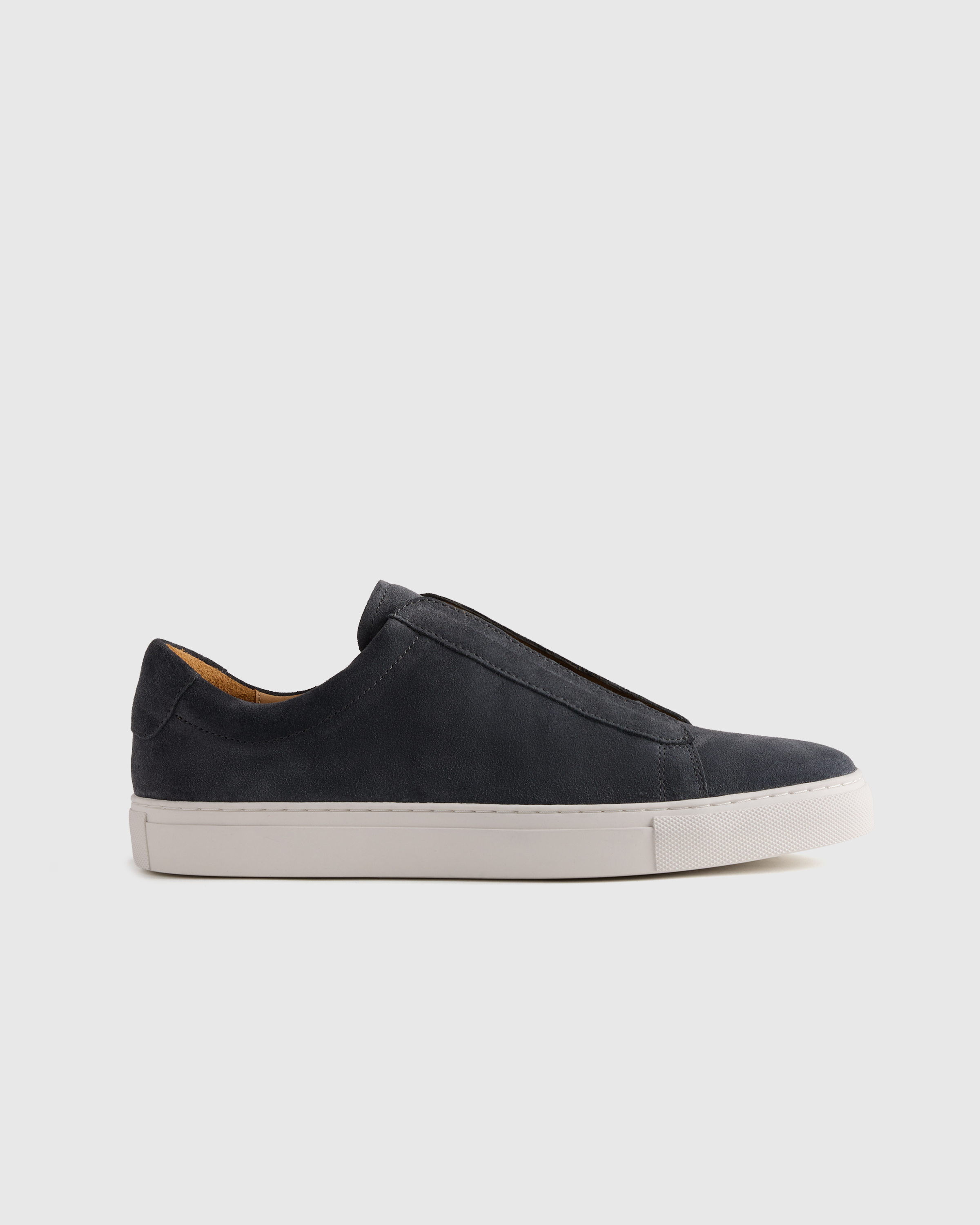 Charcoal Italian Suede Tailored Sneaker