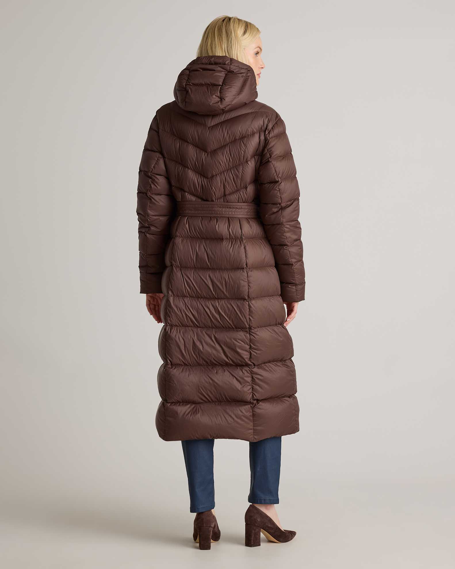 Responsible Down Belted Puffer Maxi Coat - Main Image