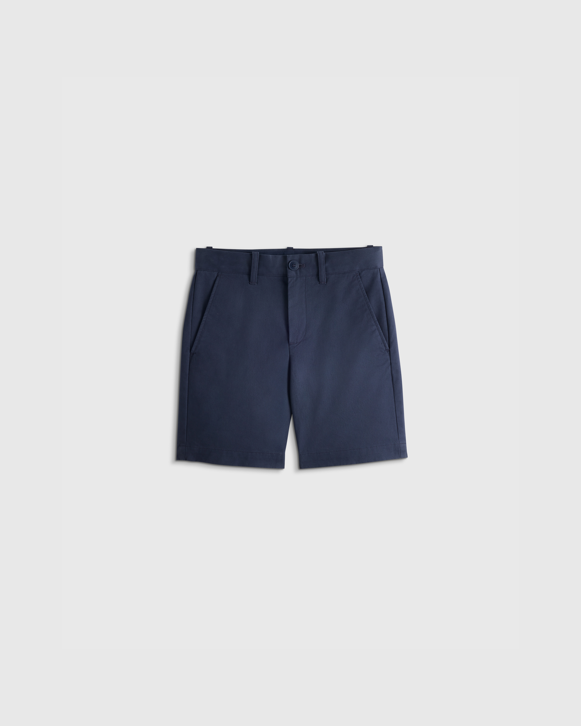 Navy Organic Cotton Stretch Classic Chino Short