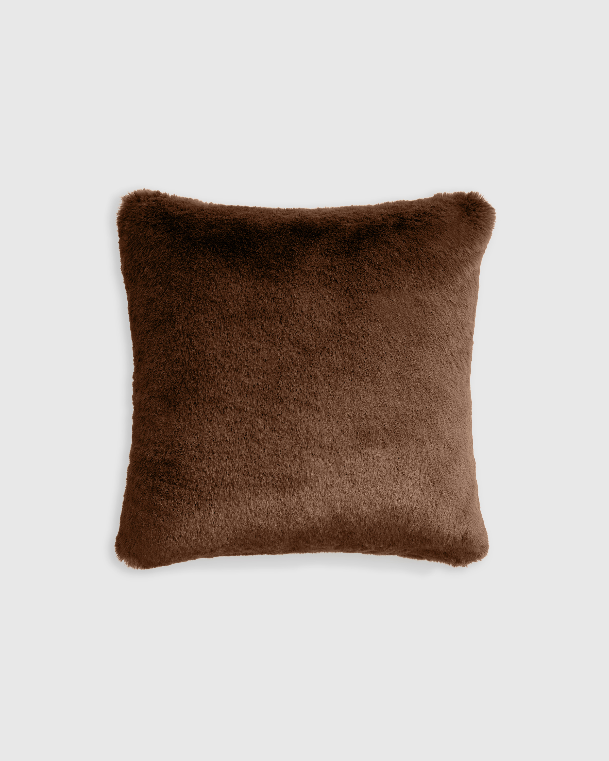 Truffle Luxury Faux Fur Pillow Cover
