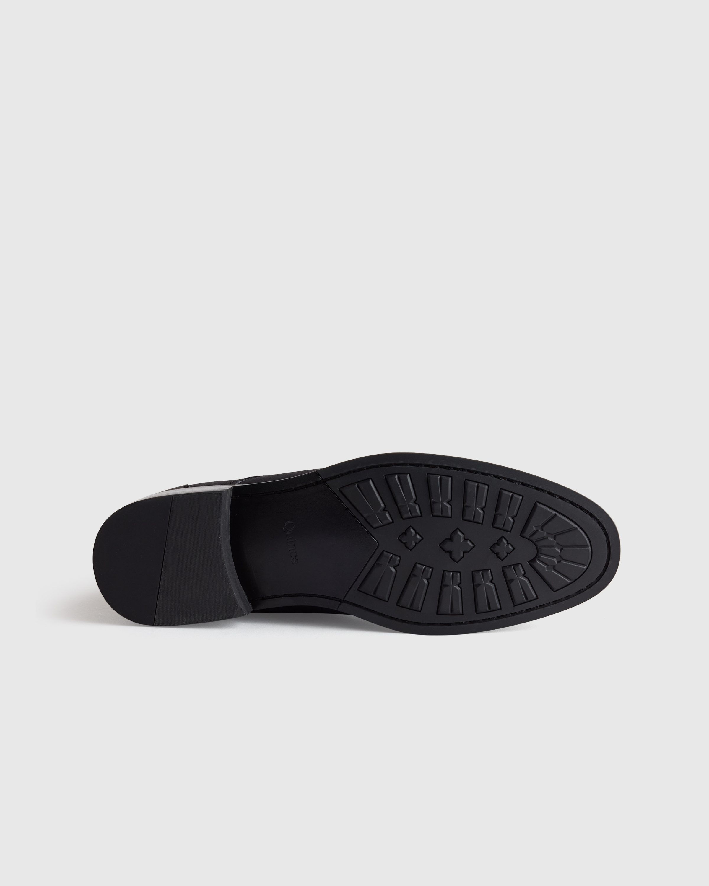 Crafted Leather Cap Toe Lace Up Boot in Matte Black display picture 3