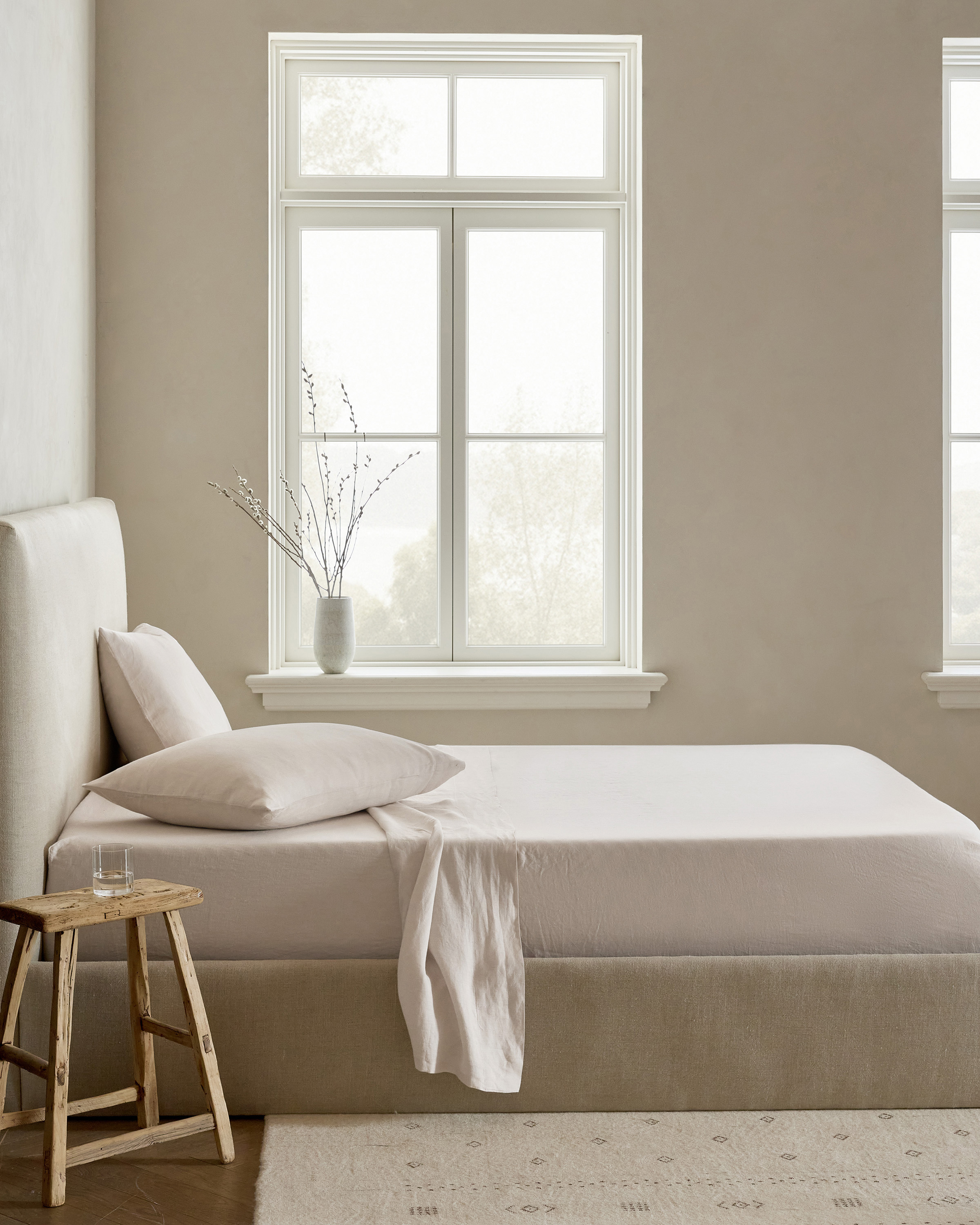 Quince European Linen Fitted Sheet