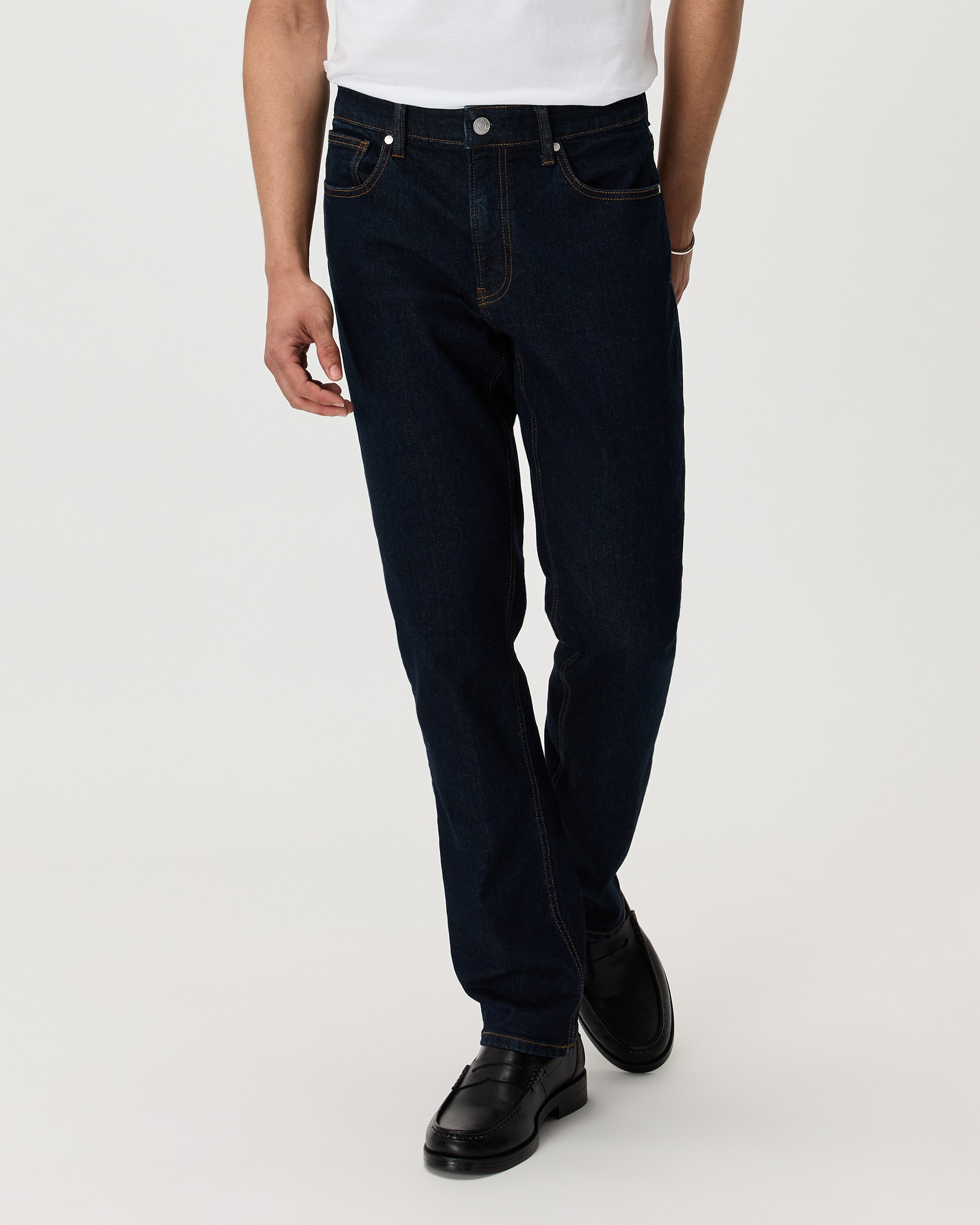 Quince Men's Warren Stretch Relaxed Straight Jeans