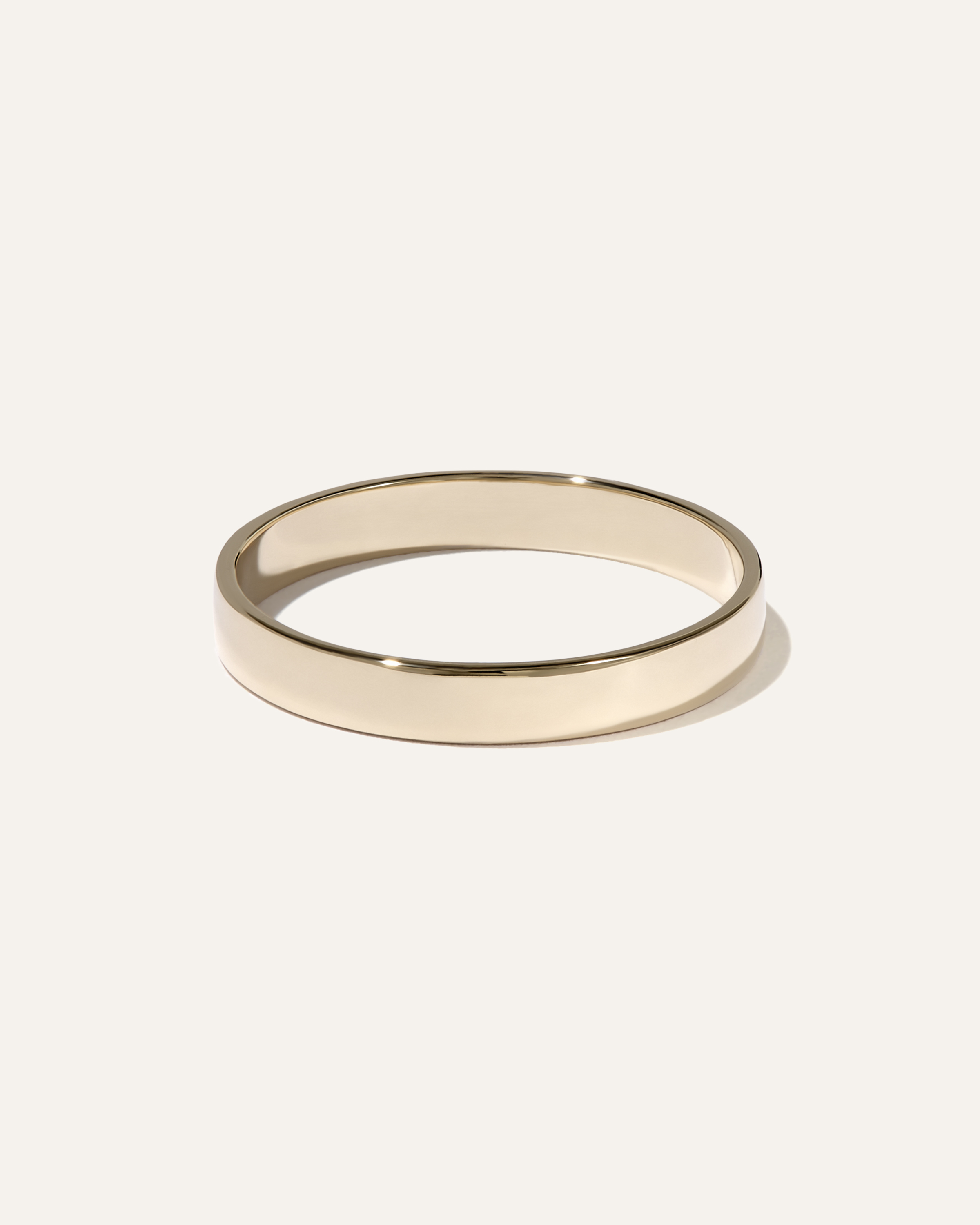 Yellow Gold 14K Gold Square Edge Stacker Ring