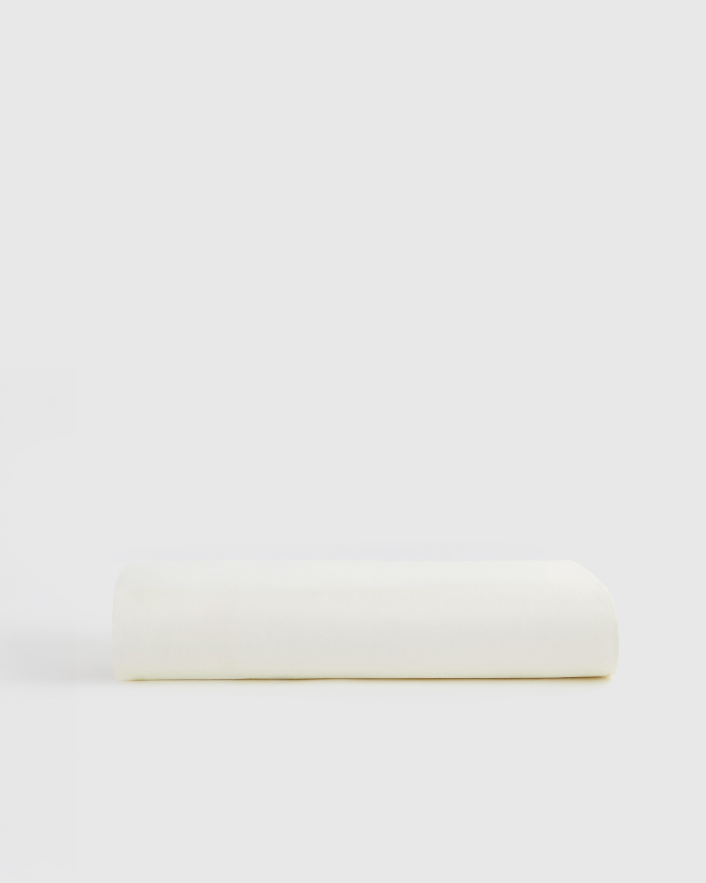 Ivory Giza Egyptian Cotton Sateen Fitted Sheet
