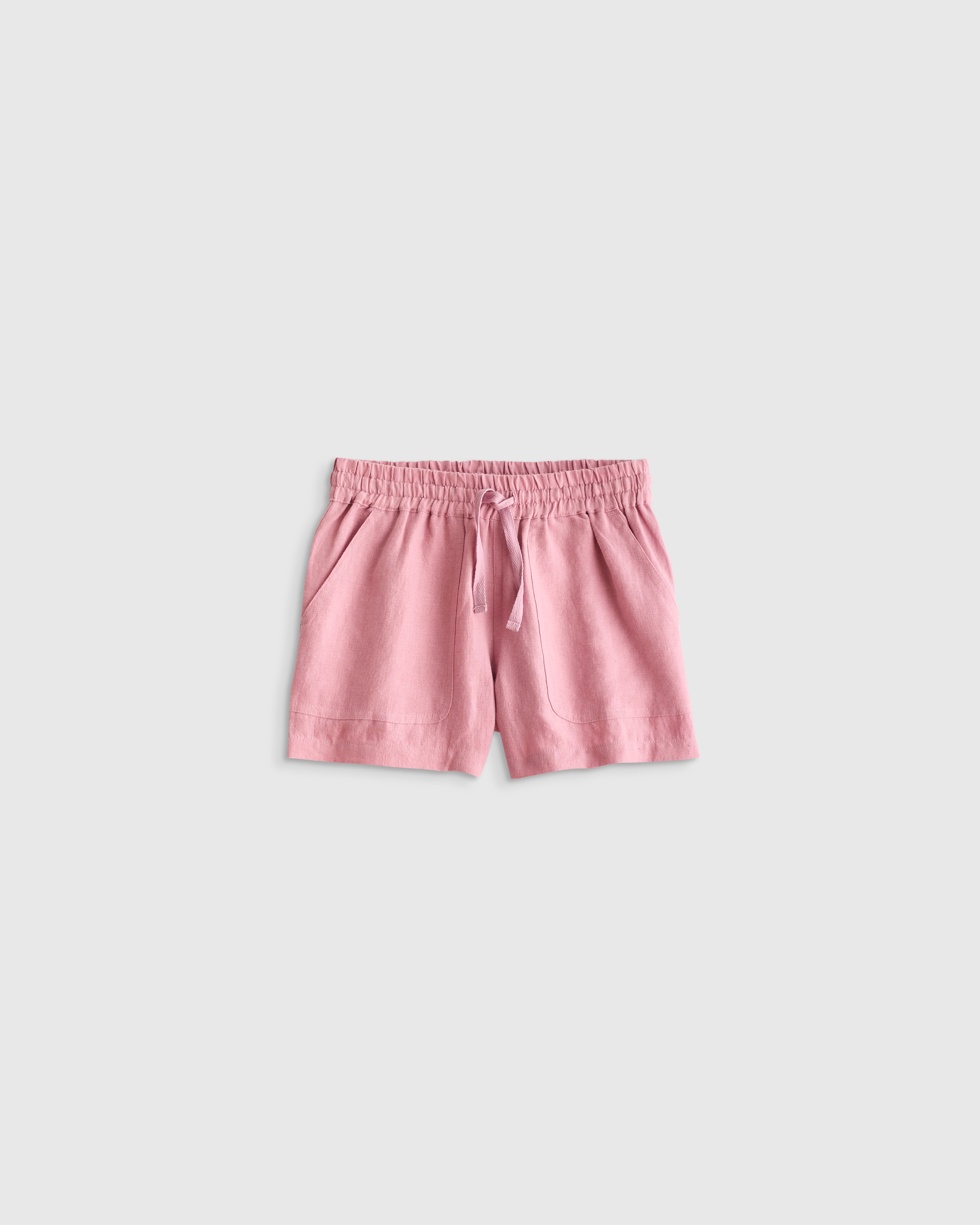 韓国*UMBRO■[DAY6] Late Checkout Linen Shorts Stone | Laundered Linen Shorts | Pure Collection