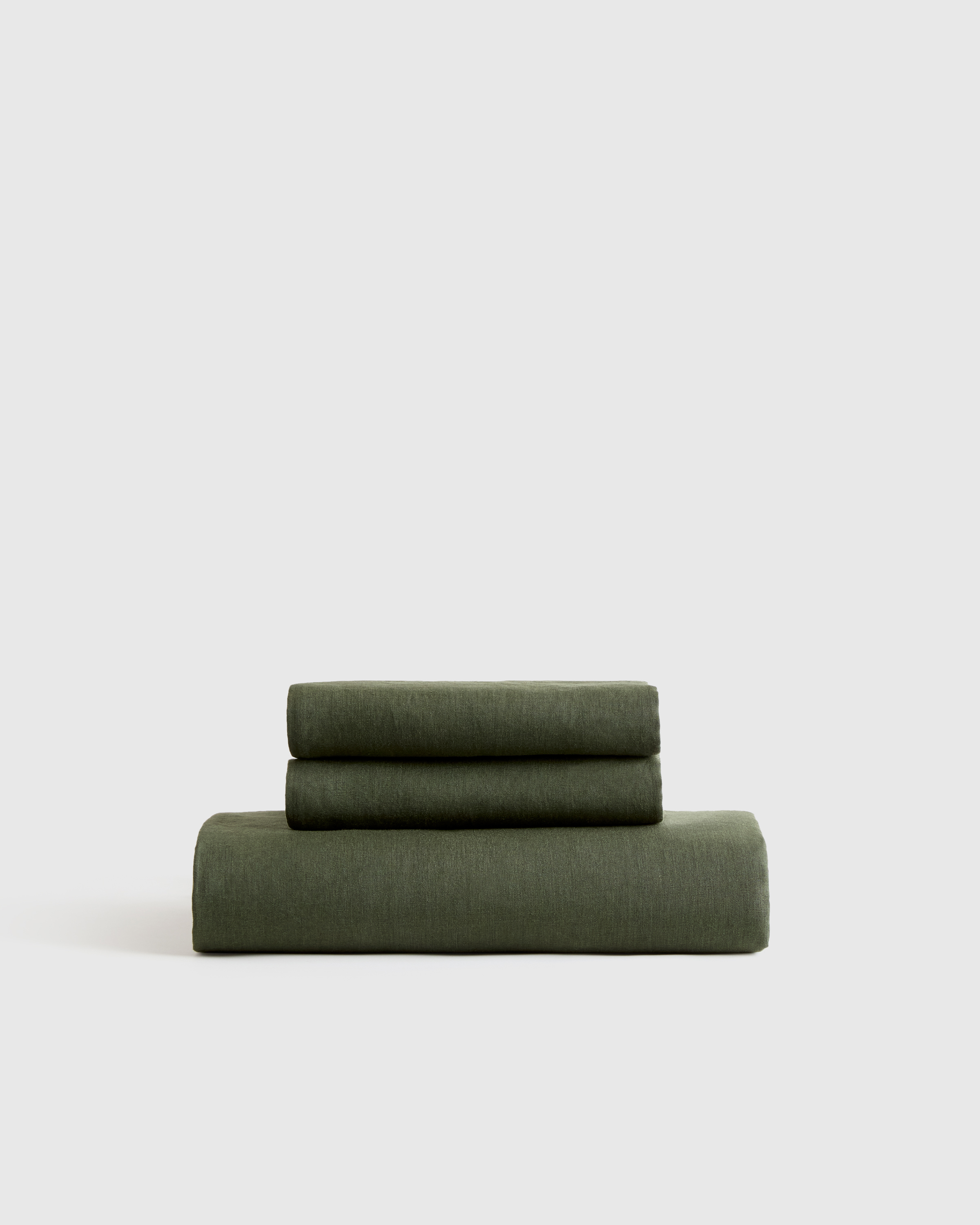 Pine European Linen Fitted Sheet Set