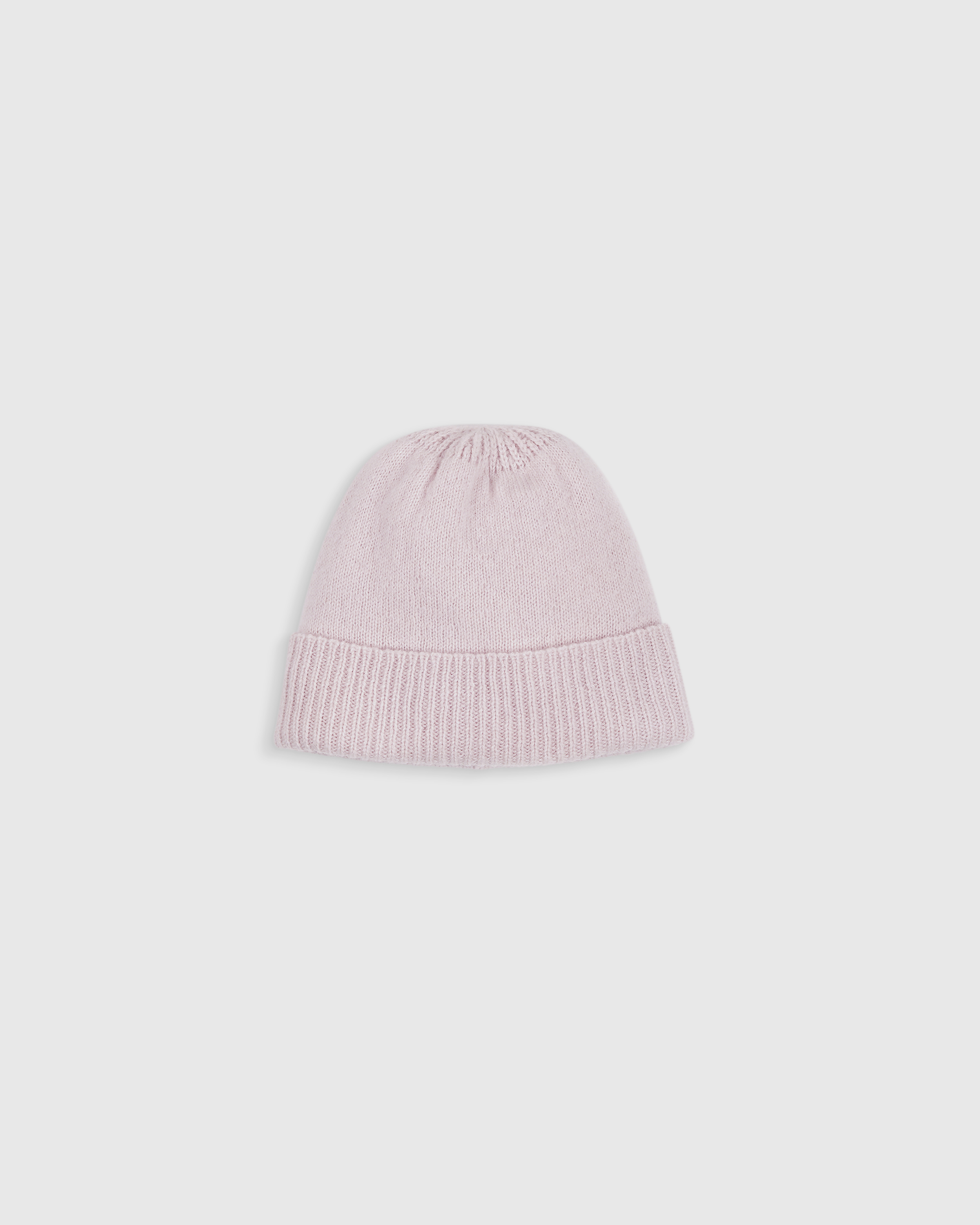 Minimal Pink Washable Cashmere Beanie