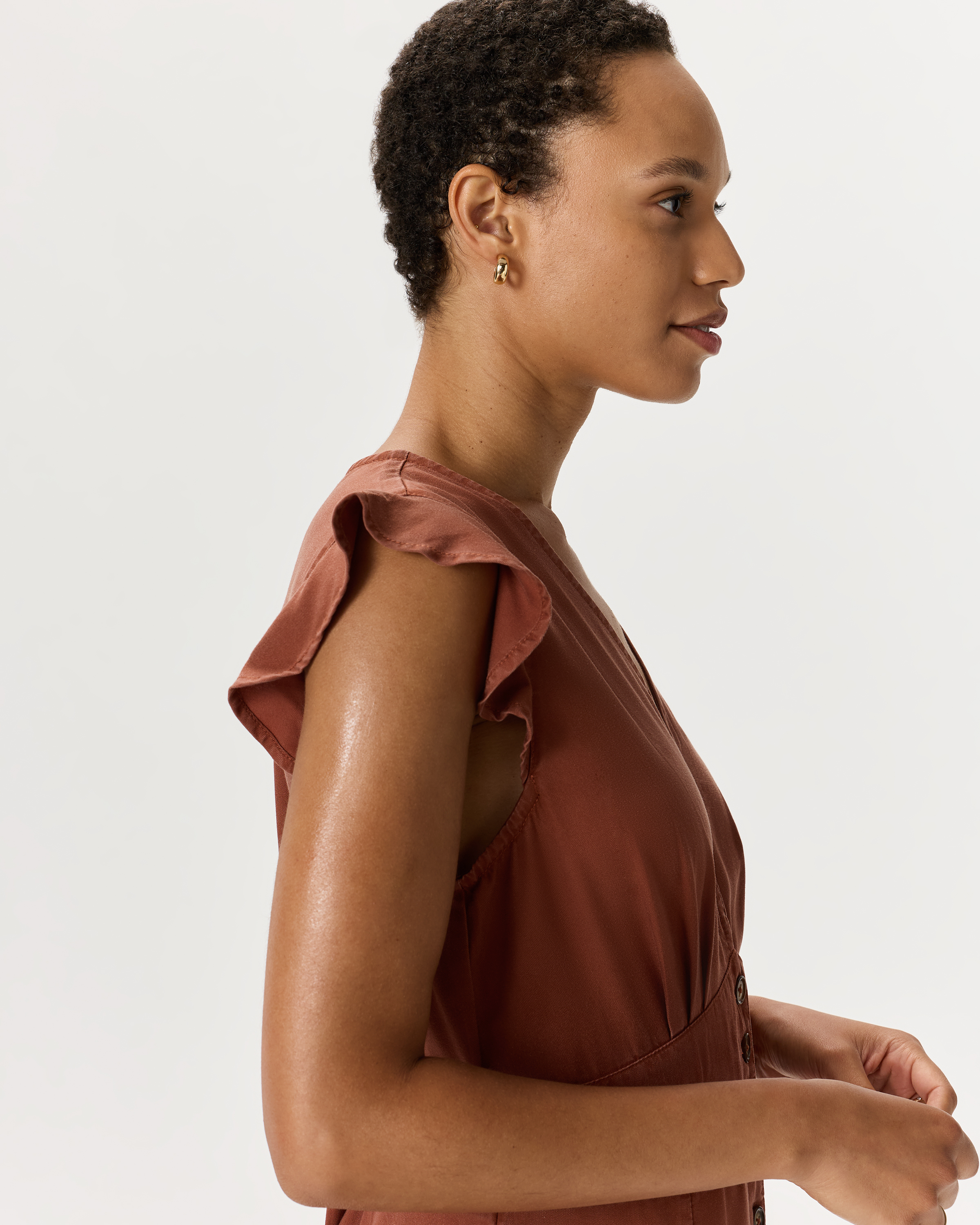 knee length dresses for ladies Tried & True Oakley Midi Dress - Arctic Sea Wash