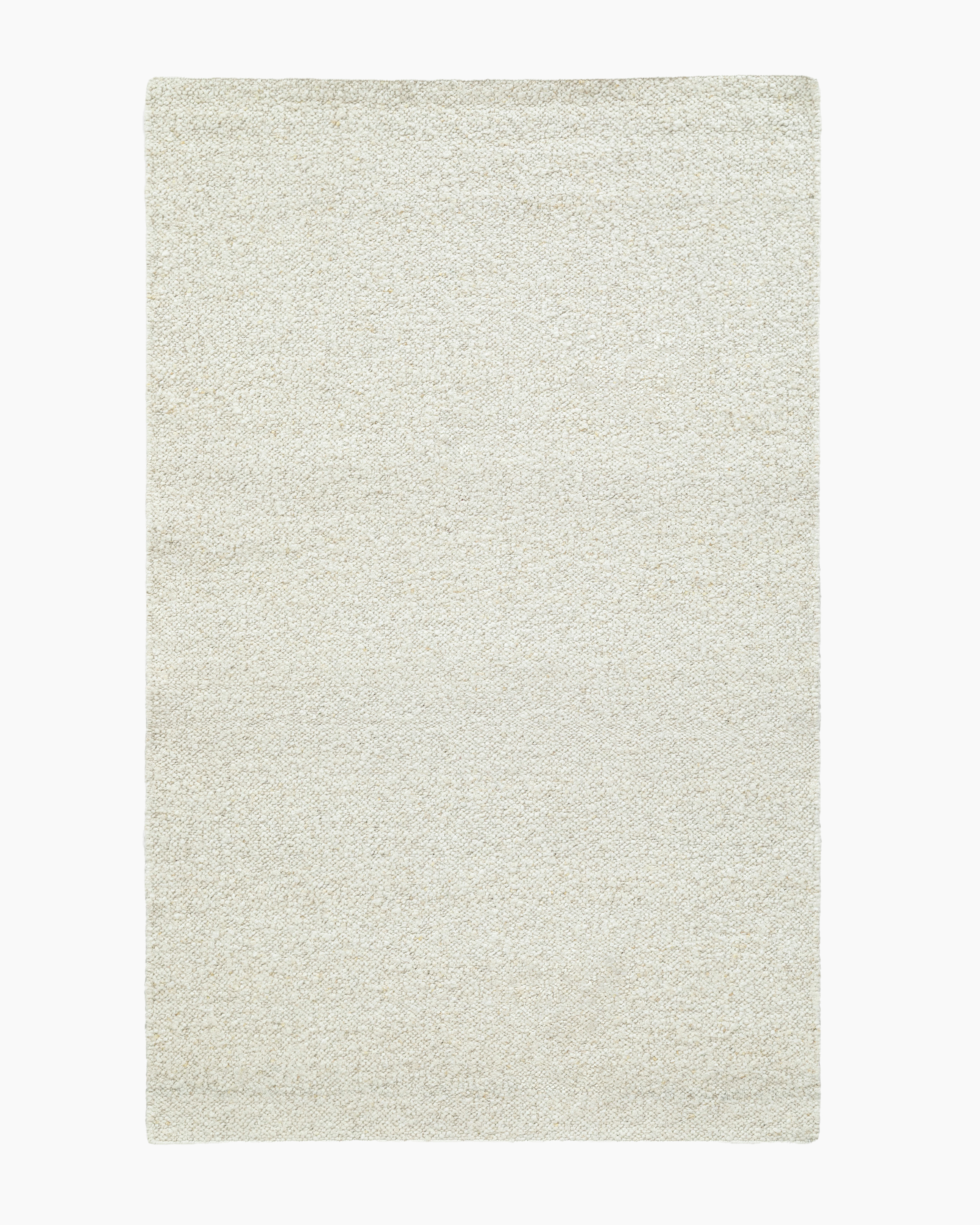 Ivory Liam Handwoven Wool Boucle Rug