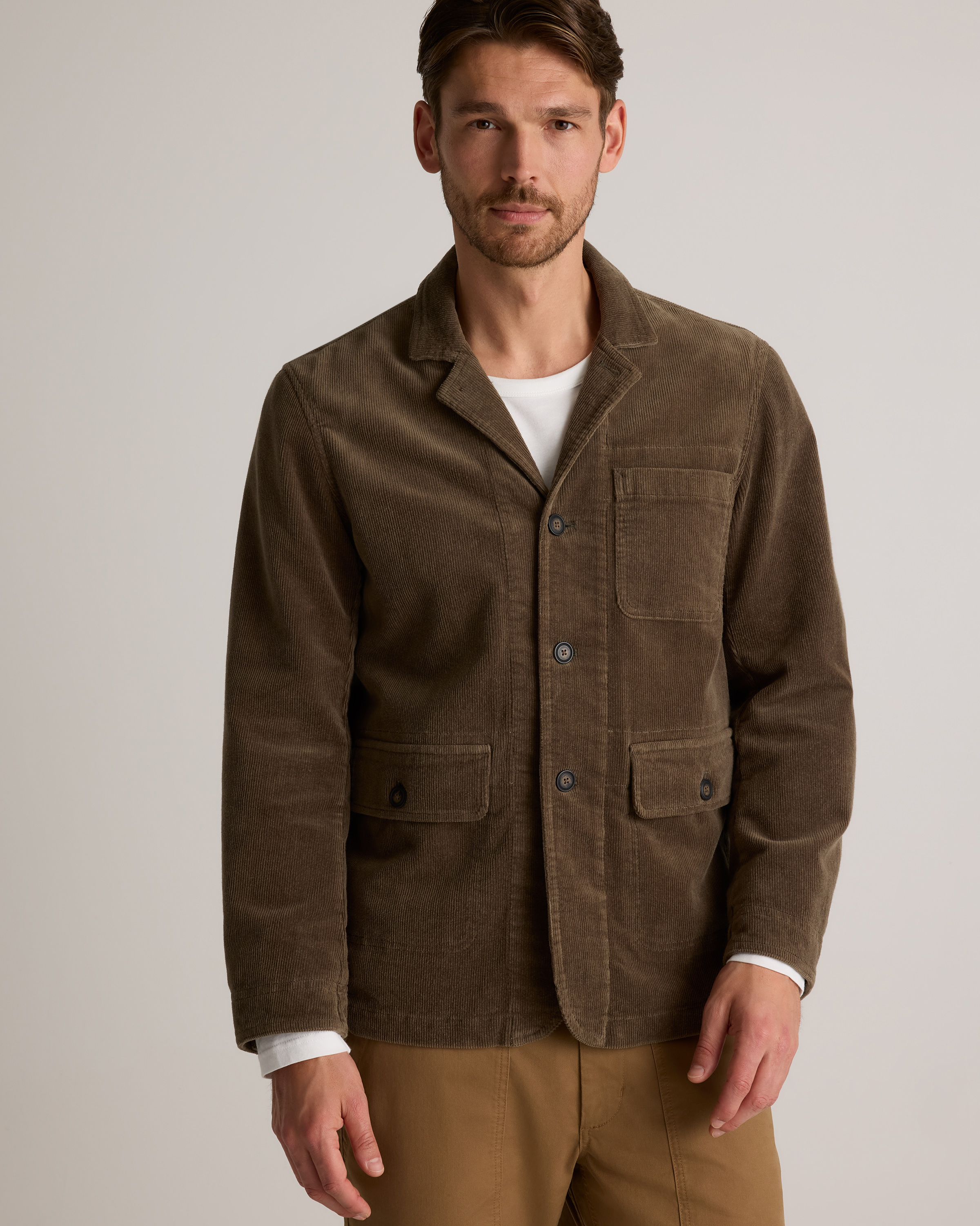 Organic Stretch Corduroy Chore Jacket