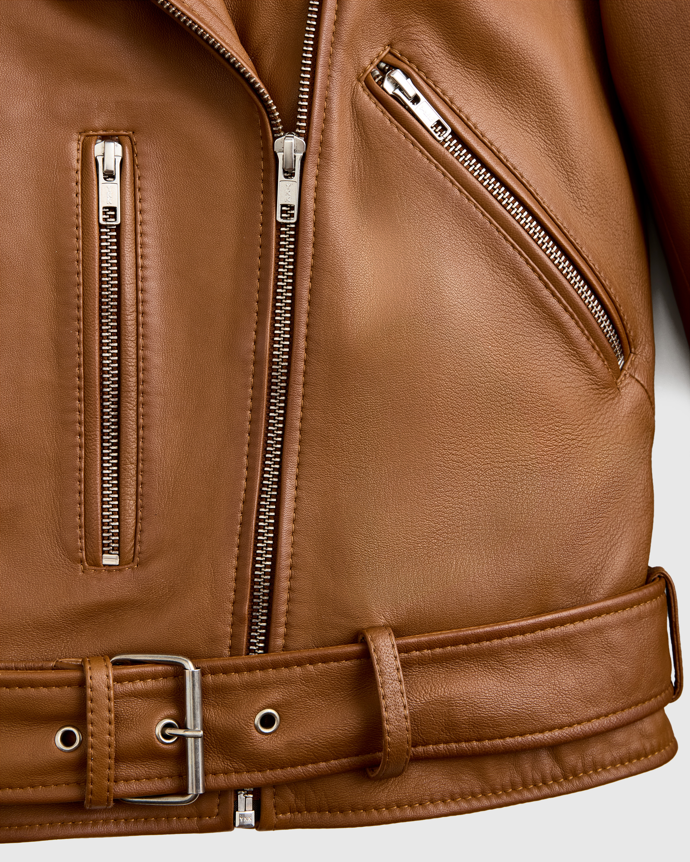 Women's 100% Leather Motorcycle Jacket