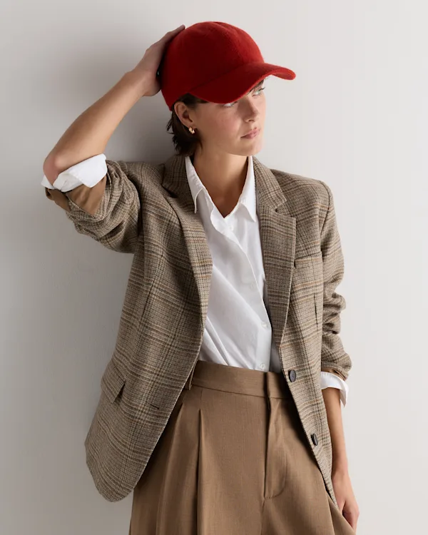 Cashmere Baseball Cap