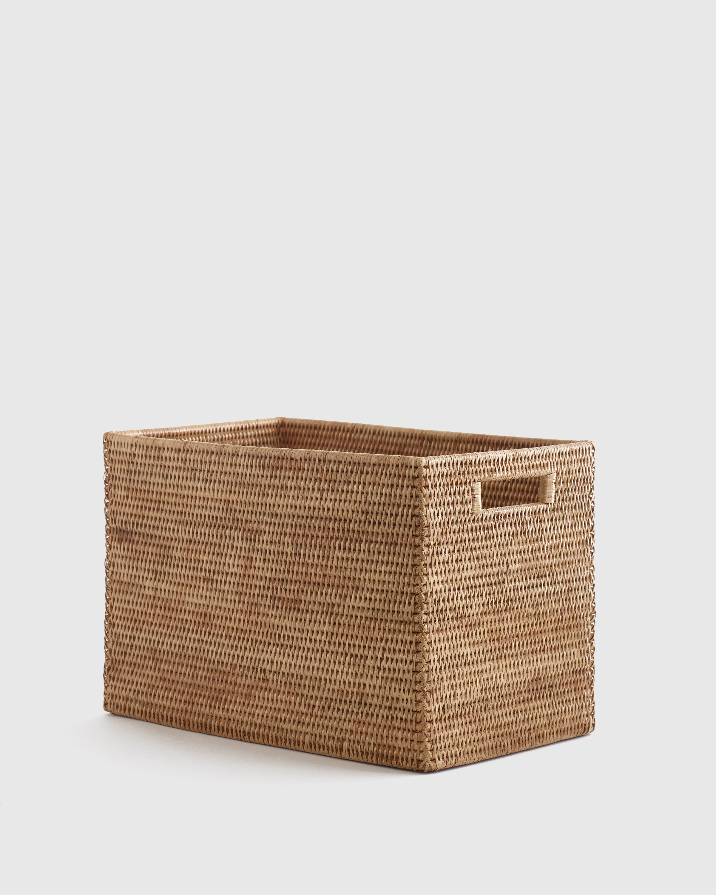 Honey Handwoven Rattan Legal Size Storage Box