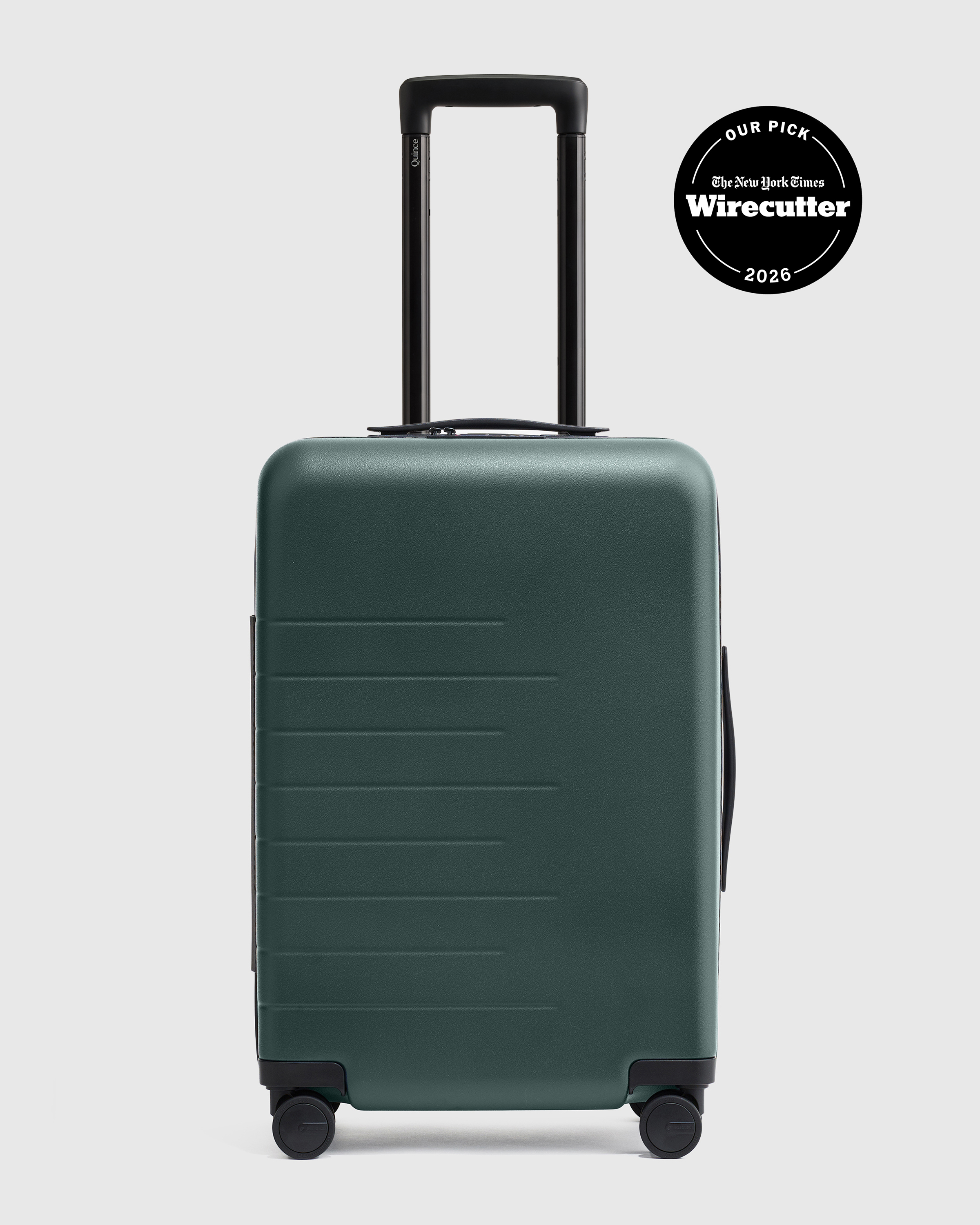 Dark Green Carry-On Suitcase