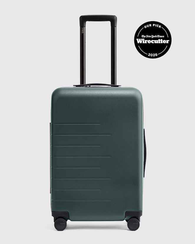 Dark Green Carry-On Suitcase
