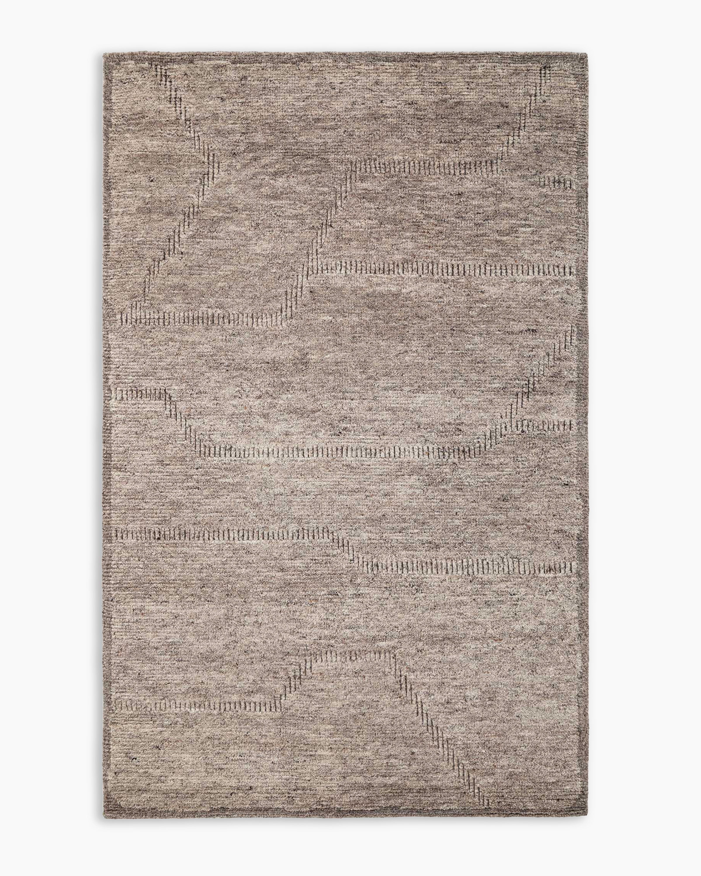Grey Wynona Hand-Knotted Wool Rug