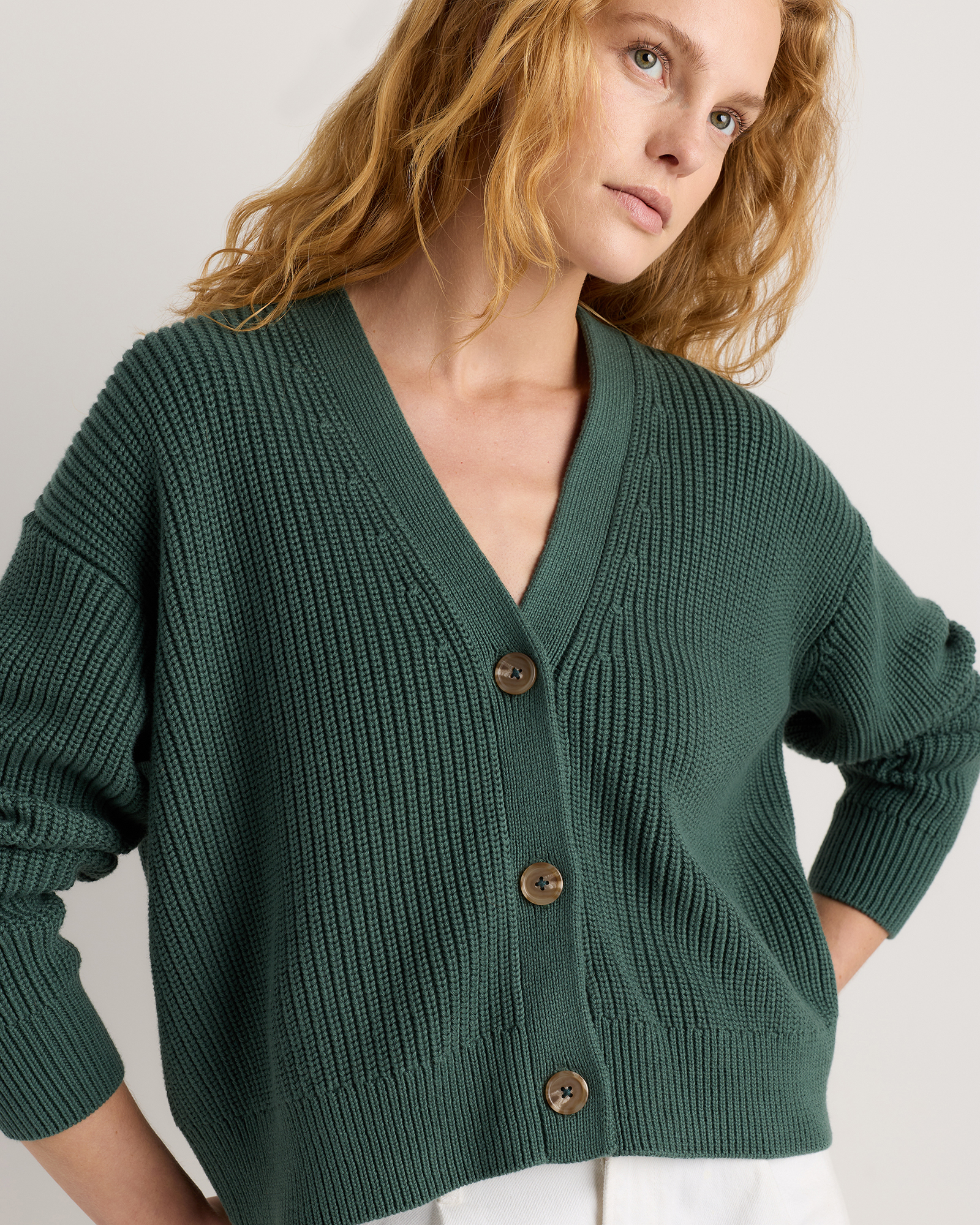 French Terry Modal Cardigan