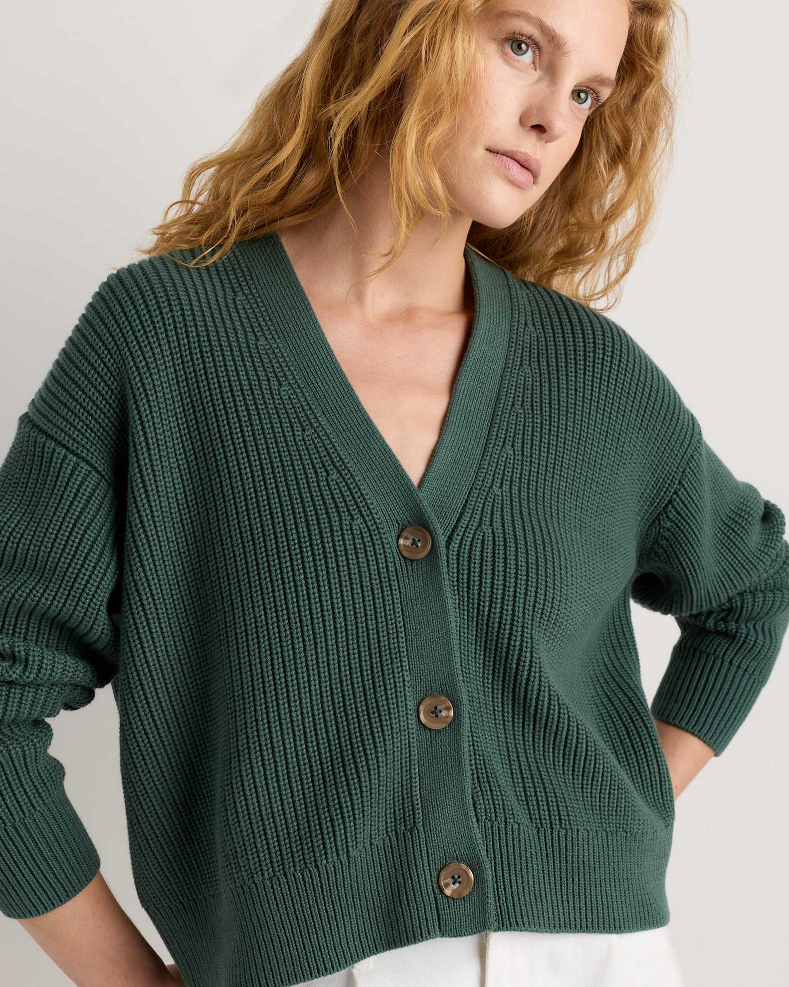 French Terry Modal Cardigan