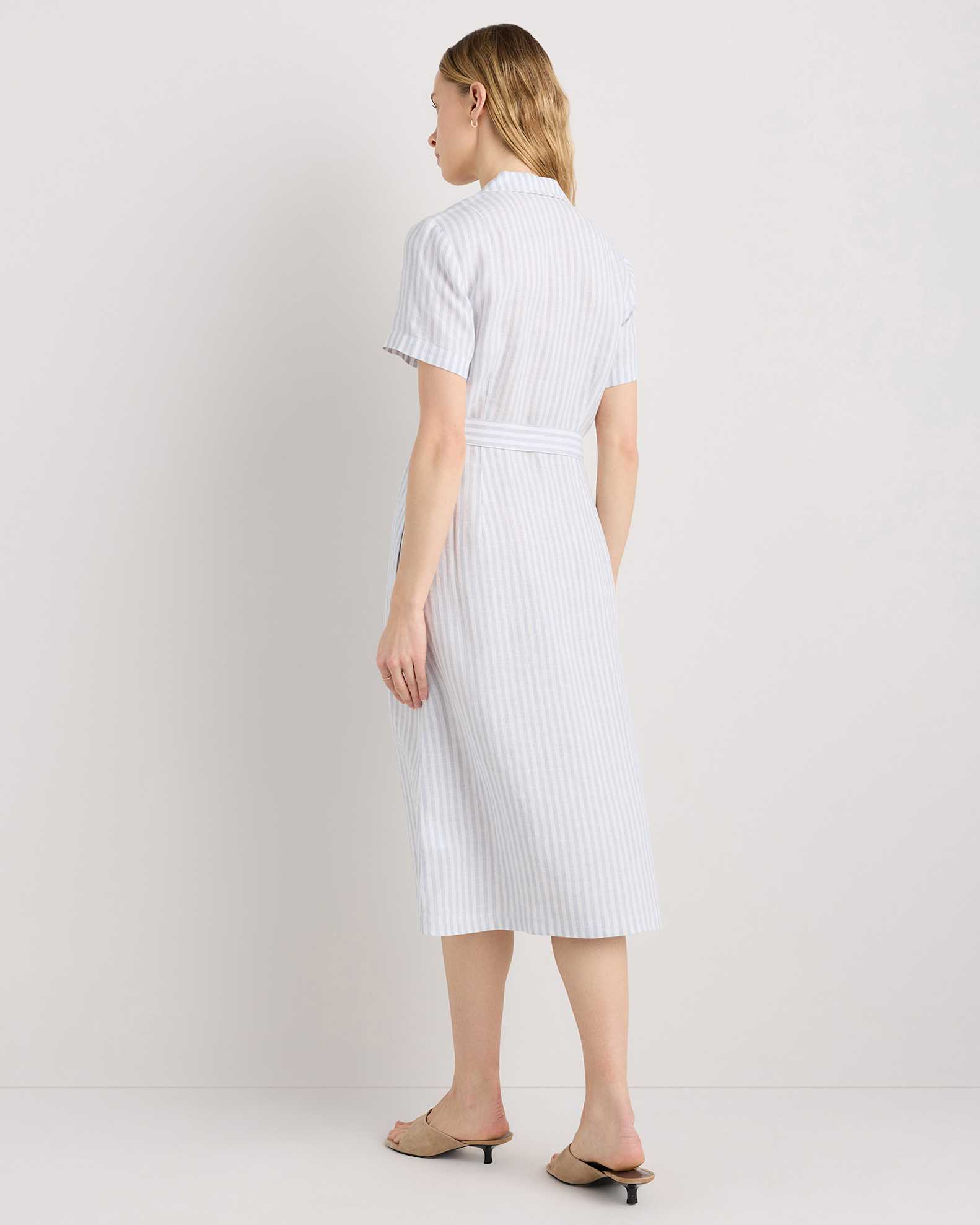 100% European Linen Button Front Dress 100% European Linen Button Front Dress