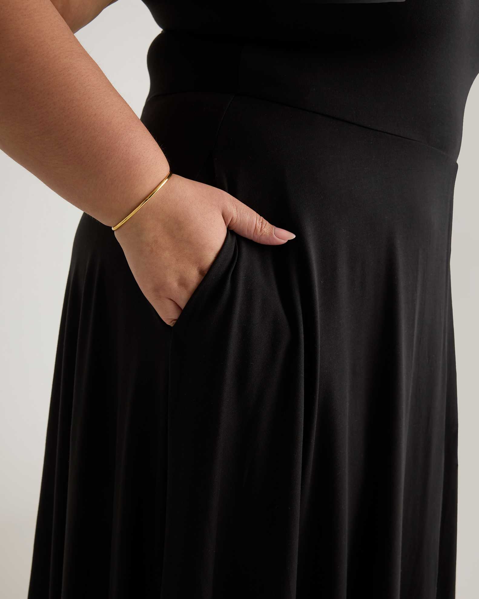 quince tencel jersey fit & flare dress Quince Women's Tencel Jersey Fit & Flare Dress, Medium Size, Brown