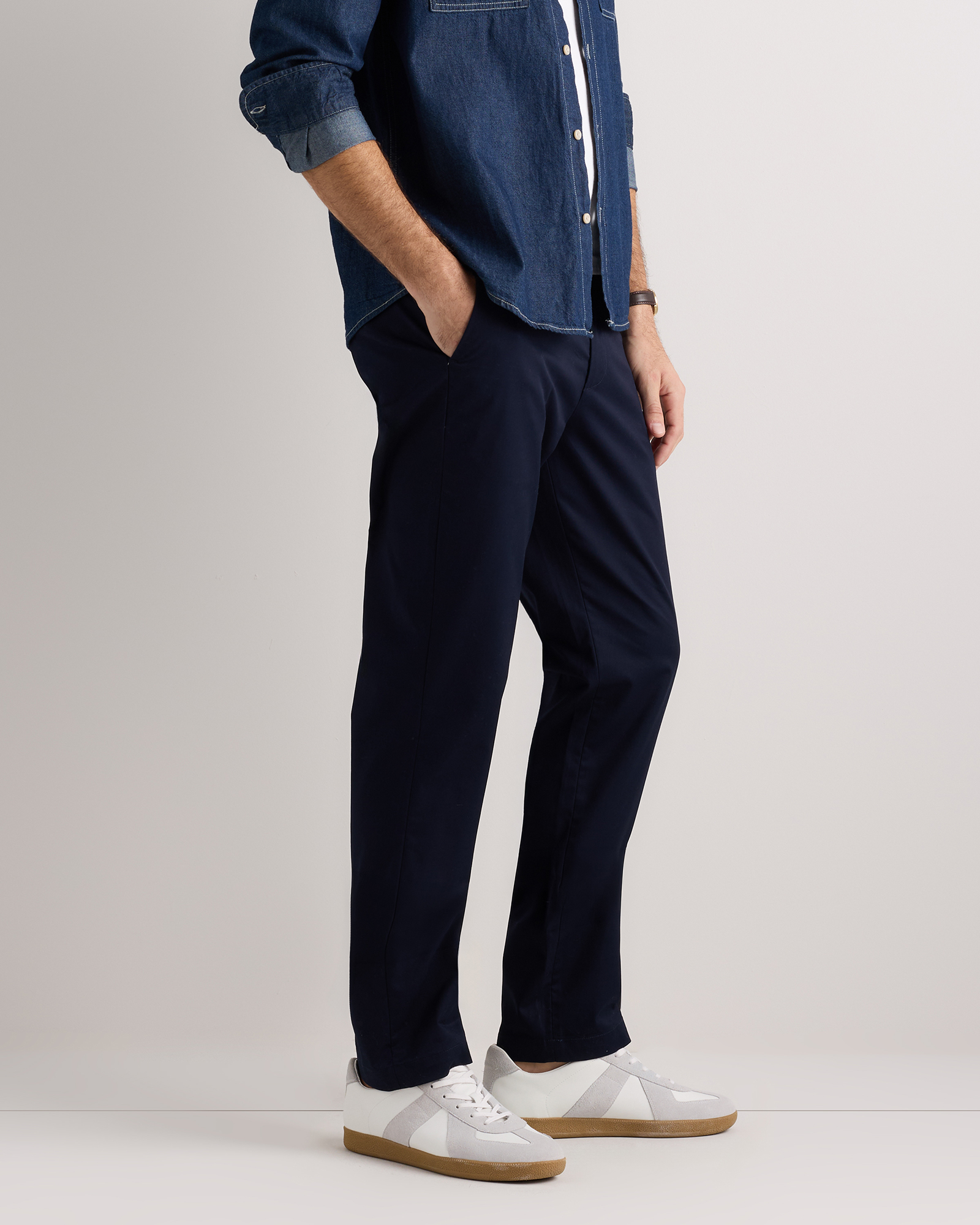 slim fit non iron dress pants Perry Ellis Portfolio Men's Slim-Fit Non-Iron Performance Stretch Heathered Dress  Pants