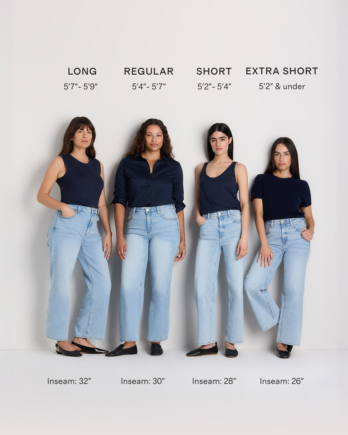 Bella Stretch Relaxed Straight Jeans in Stormy Blue