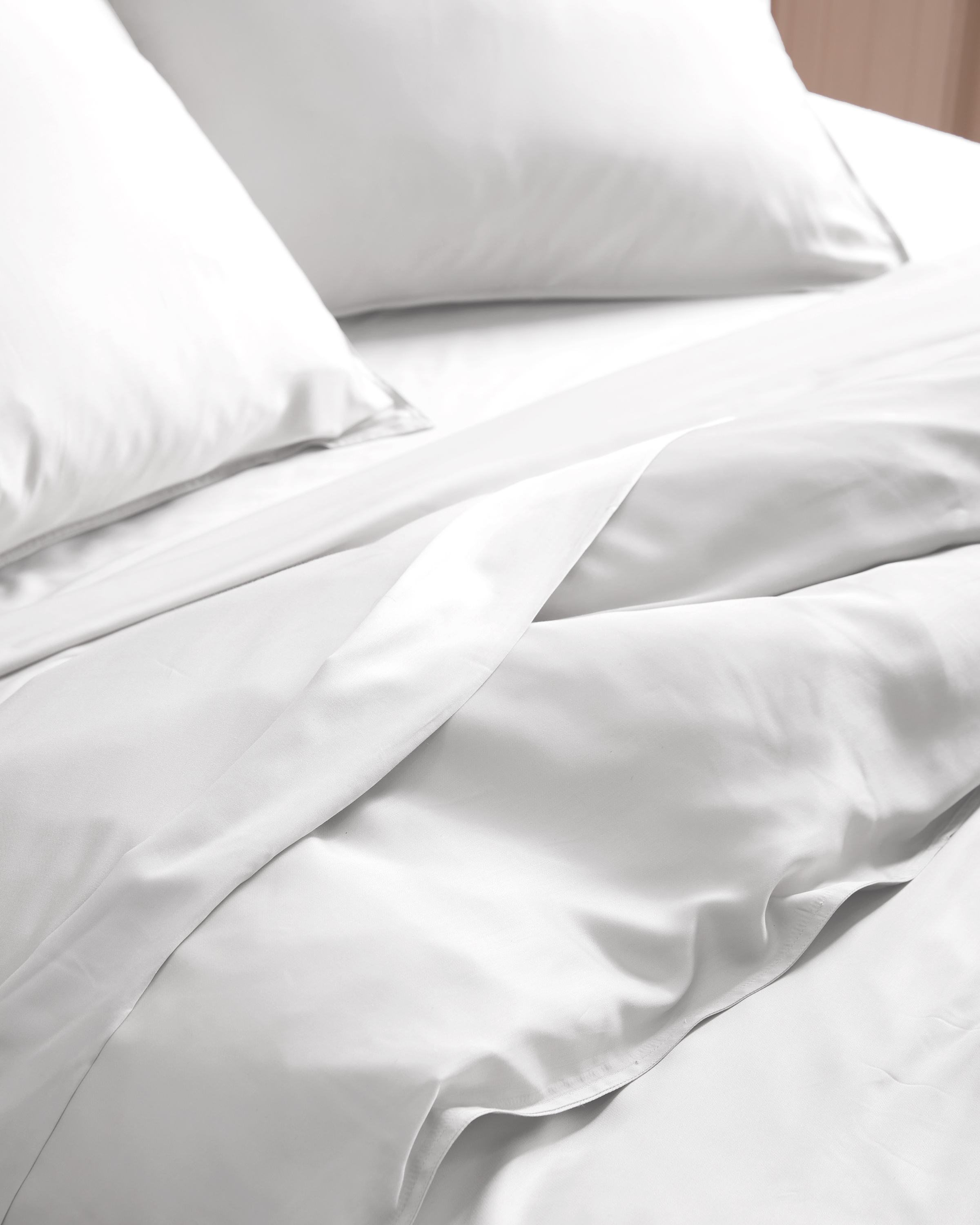 Bamboo Duvet Cover Set - White, King/Cal King