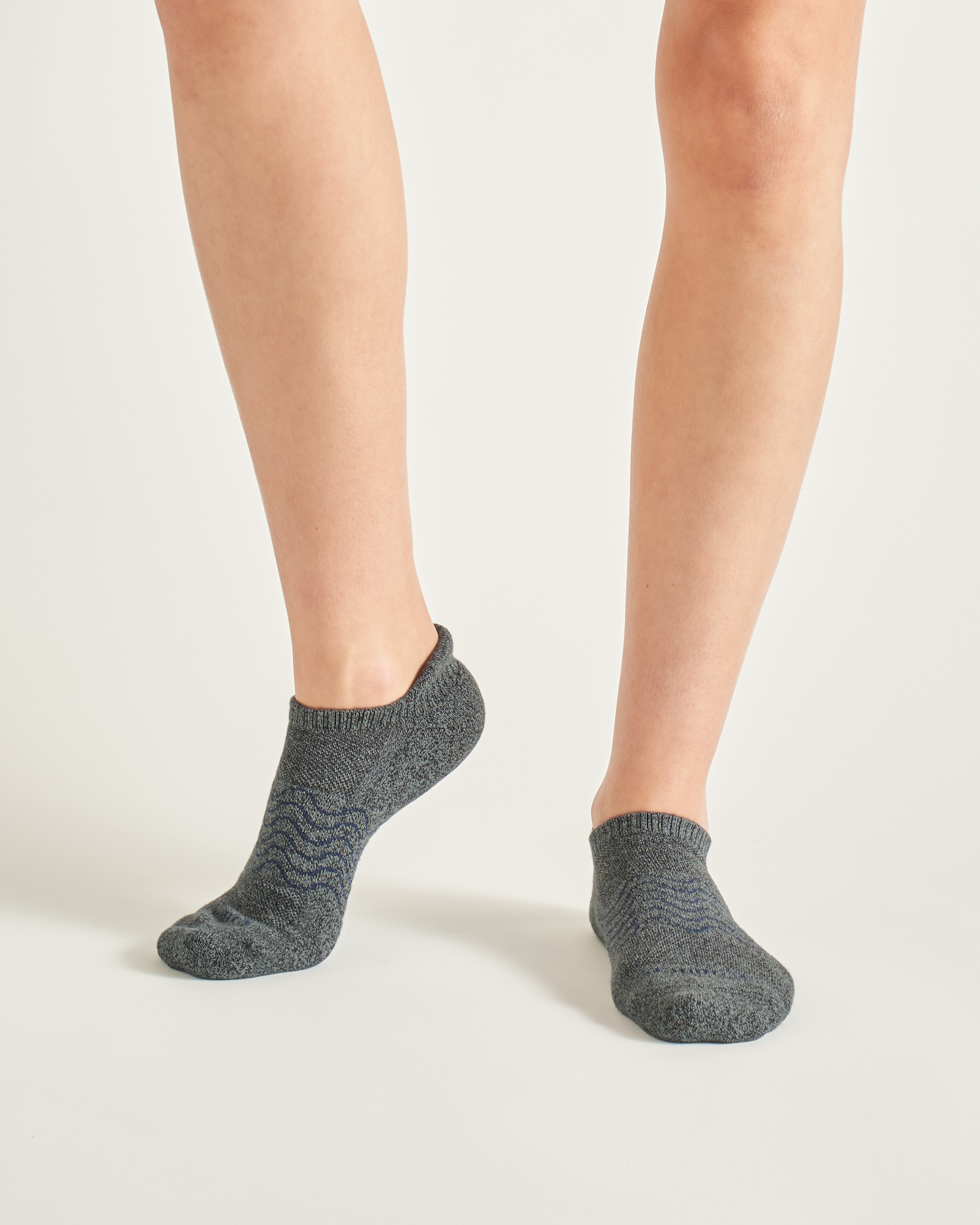 Organic Marl Ankle Socks (4-pack) 2 DG