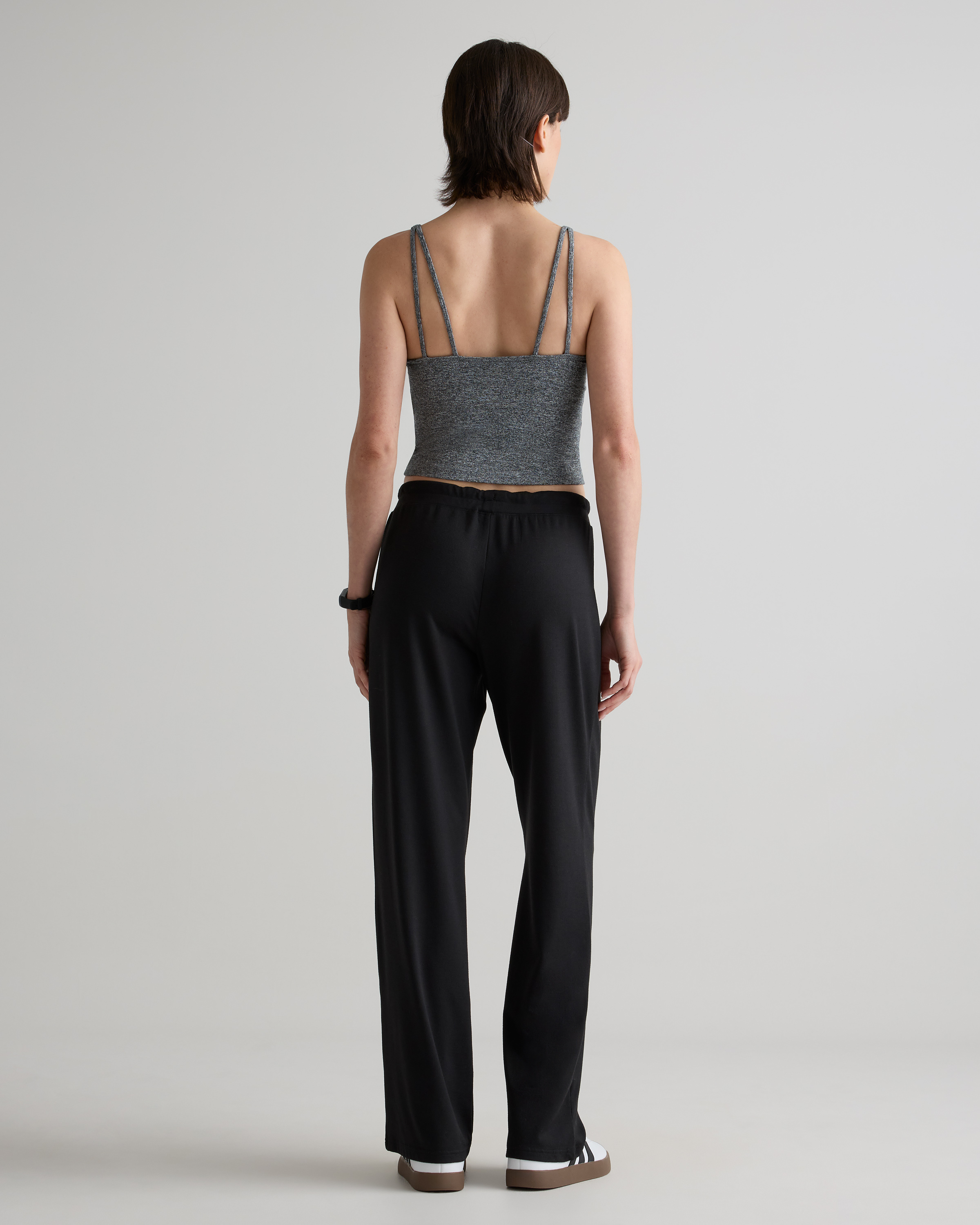 【HI FI FNK】Triple Piping Wide Pants Hallie Wide Leg Crop Trouser Pants | francesca's®