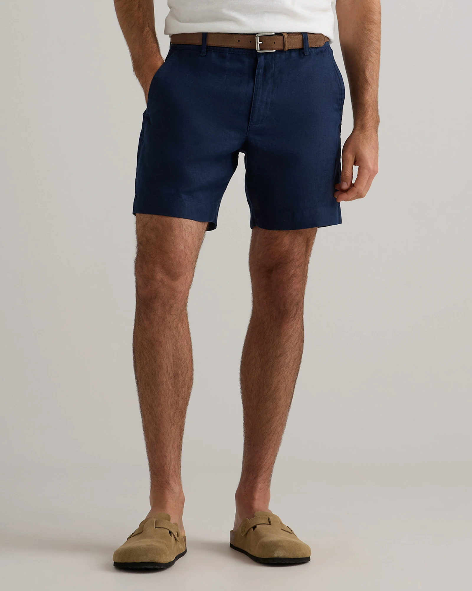 100% European Linen Trouser Shorts