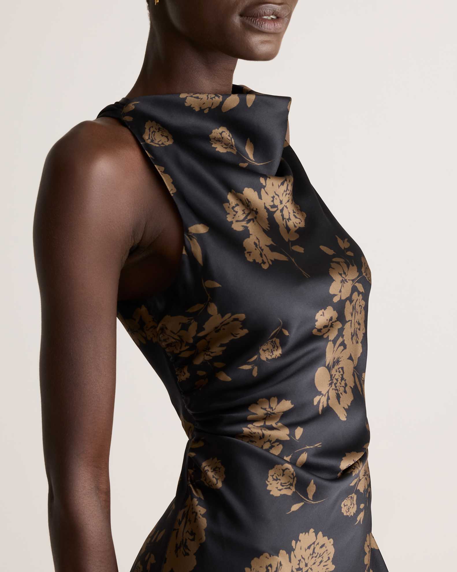 eclipse silk midi dress Eclipse Silk Midi Dress