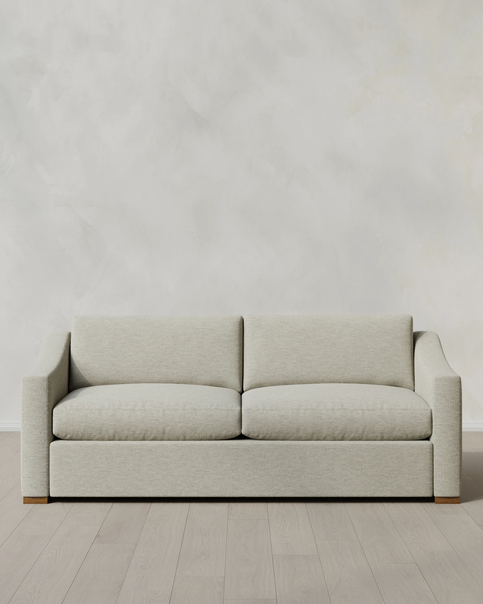 Hollis Slope Arm Sofa in Performance Linen Blend