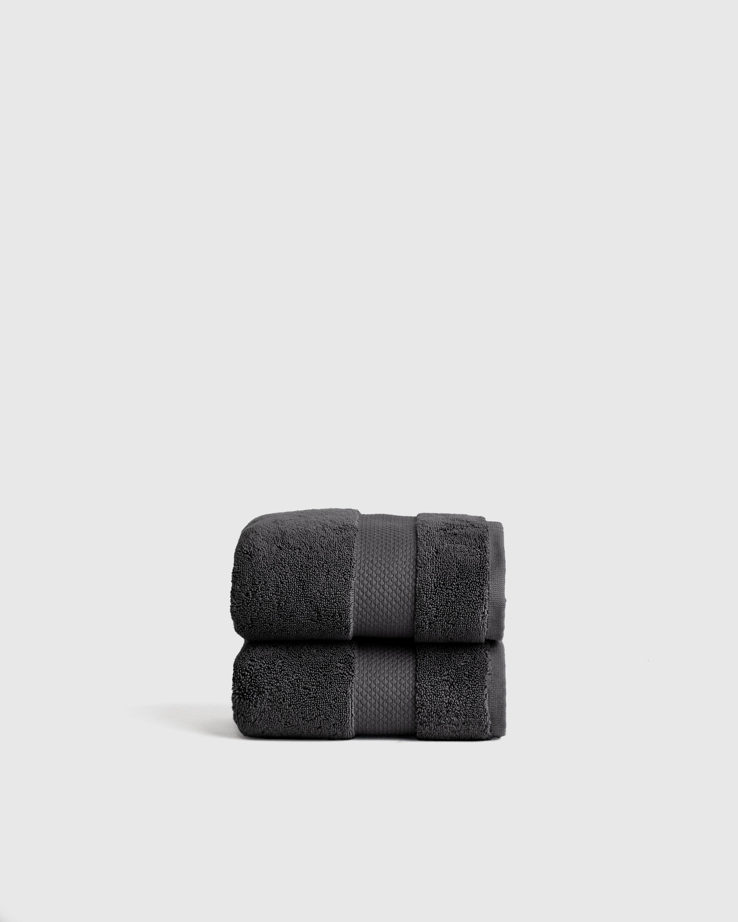 Charcoal Turkish Ultra Plush Hand Towel (Set of 2)