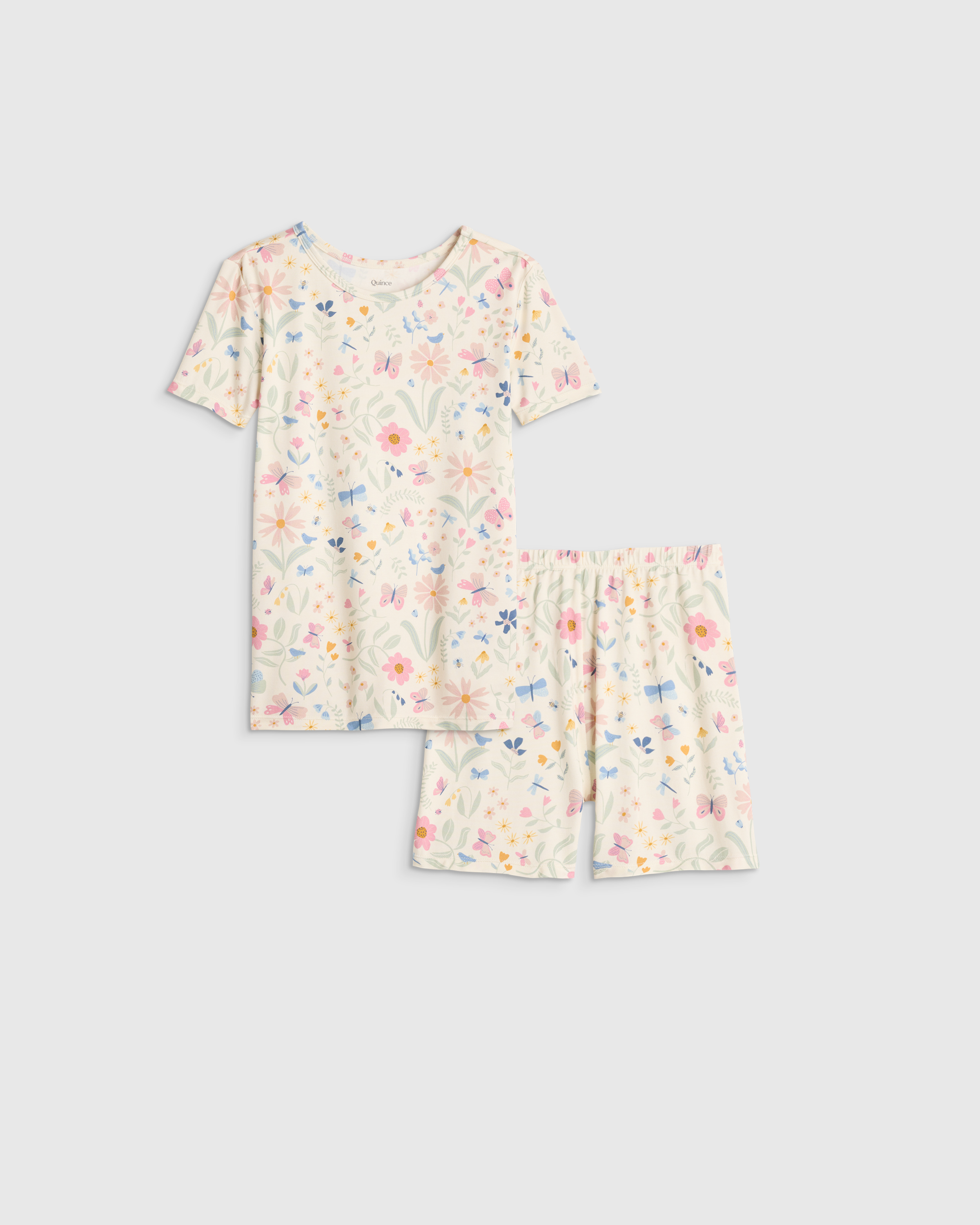 Wildflower Dreams Bamboo Short Sleeve and Shorts Pajama Set