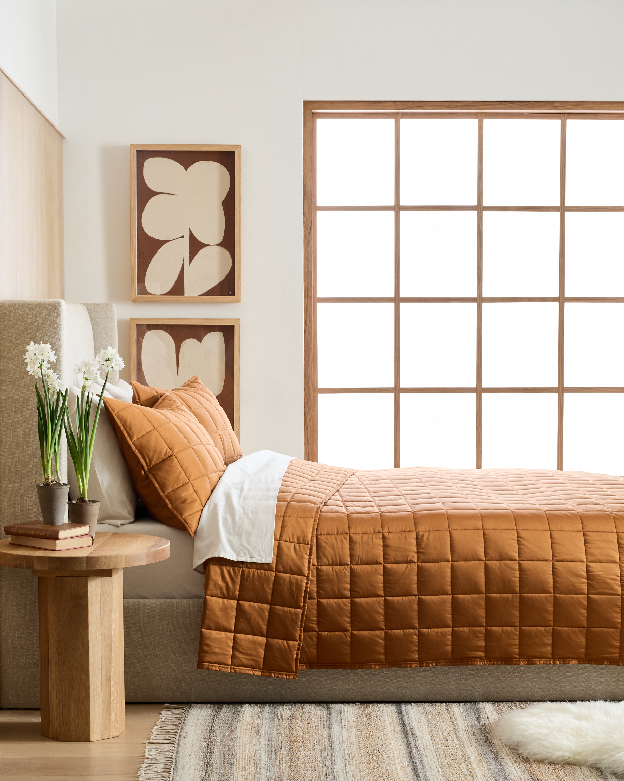 Terracotta Bamboo Box Quilt