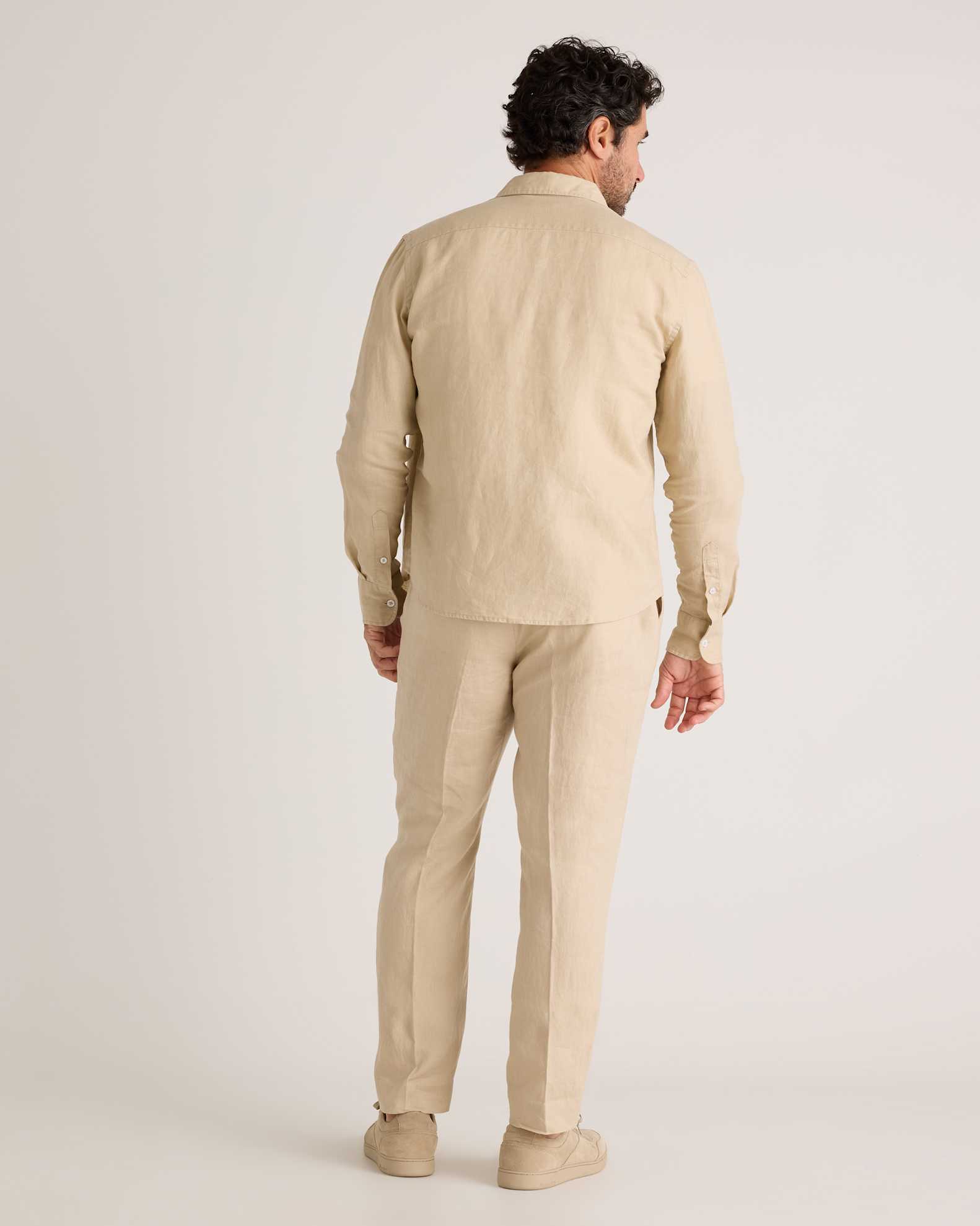 Men's 100% European Linen Dress Pants Men's 100% European Linen Dress Pants