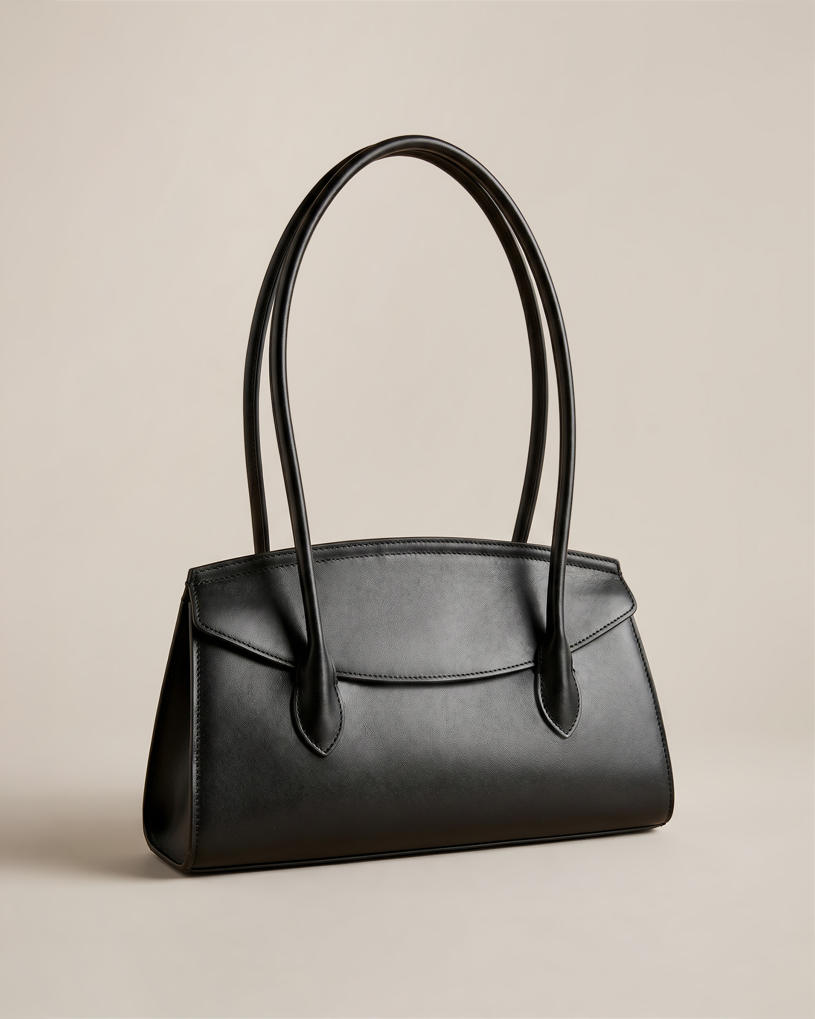 Black Amelie Shoulder Bag