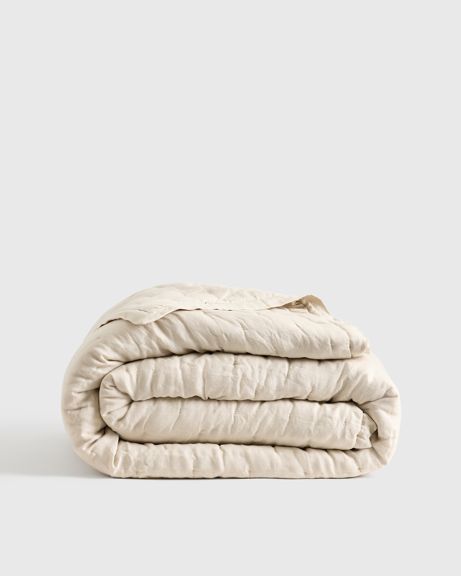 EuropeanLinenDreamQuilt Sand 646