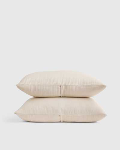 Organic Airy Gauze Duvet Cover, Color Undyed, Size King